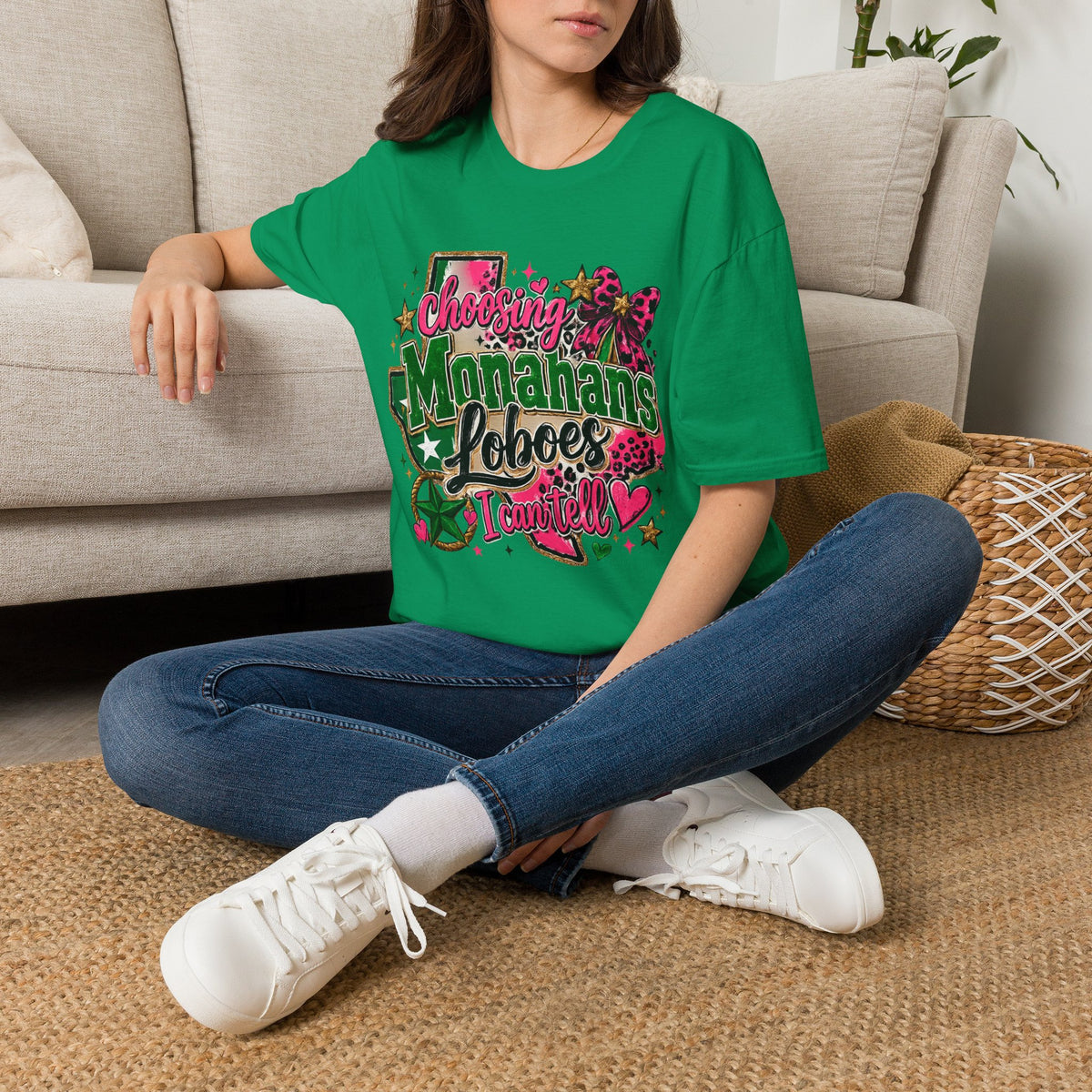 Choosing Monahans Loboes Football T-Shirt