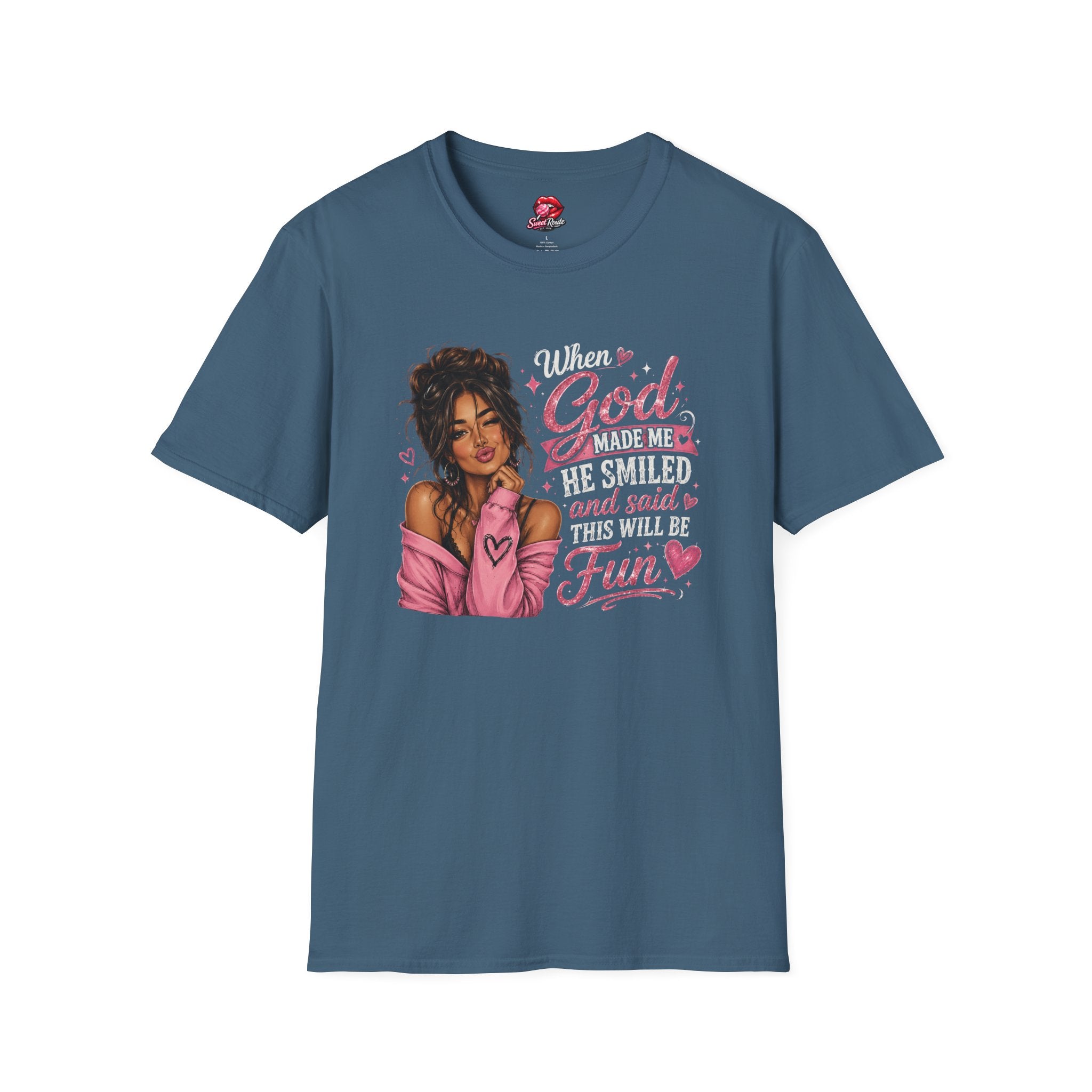 When God Made Me He Smiled T-Shirt