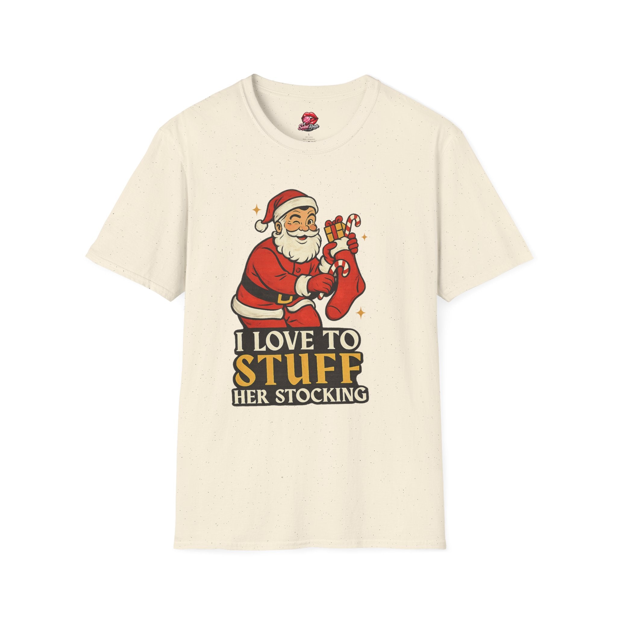 Santa stuffing her stocking T-Shirt