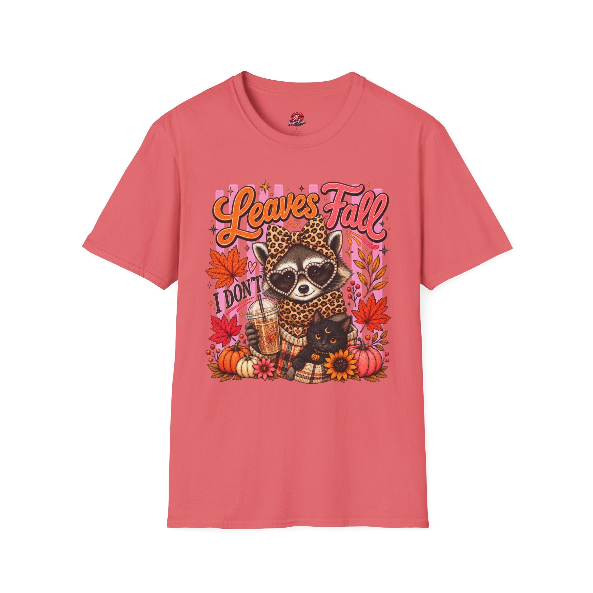 Leaves Fall I Don’t Raccoon T-Shirt