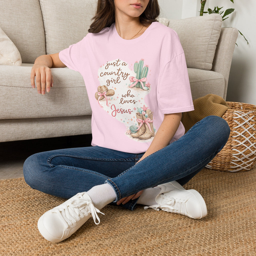 Just a Country Girl Who Loves Jesus T-Shirt