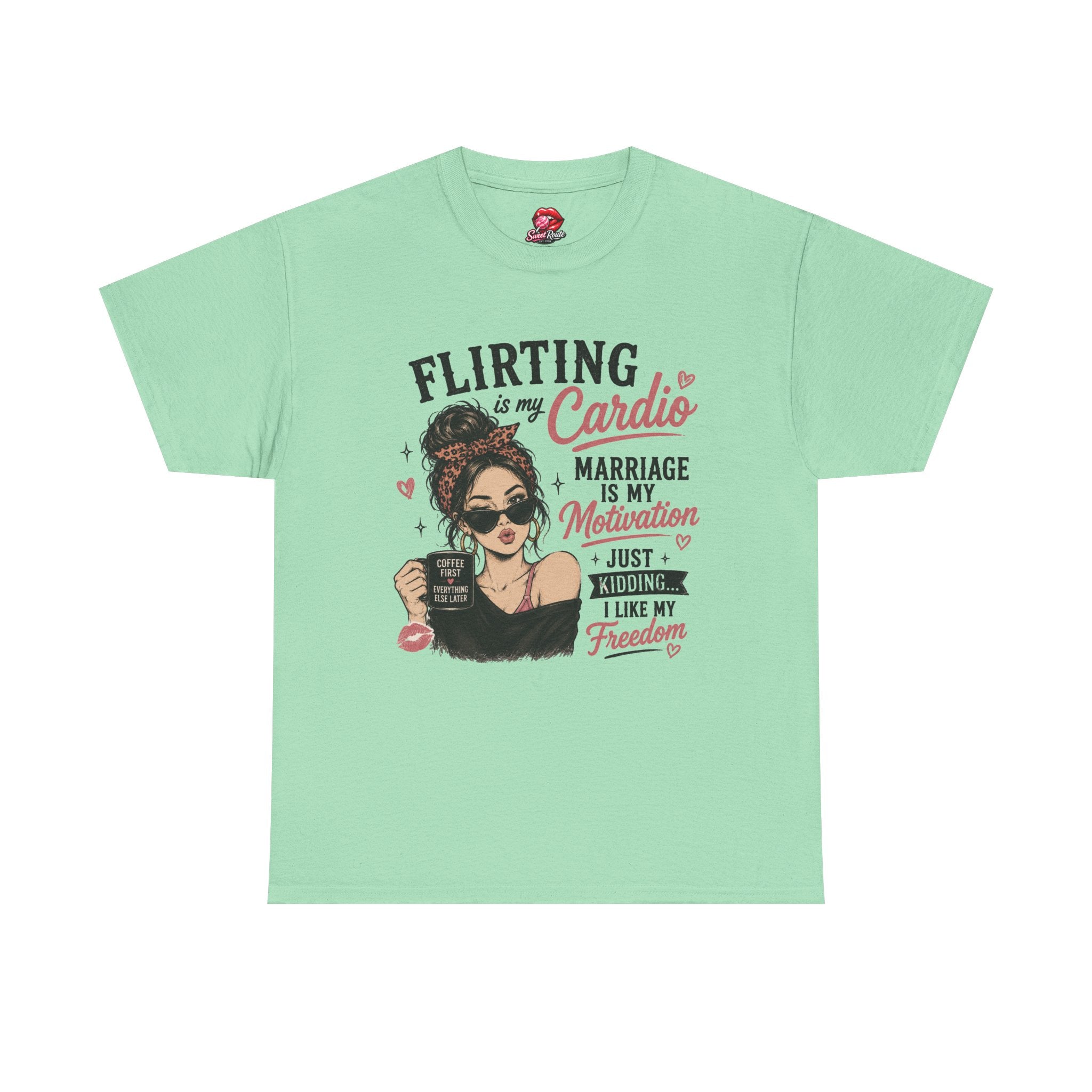 Flirting Is My Cardio tee