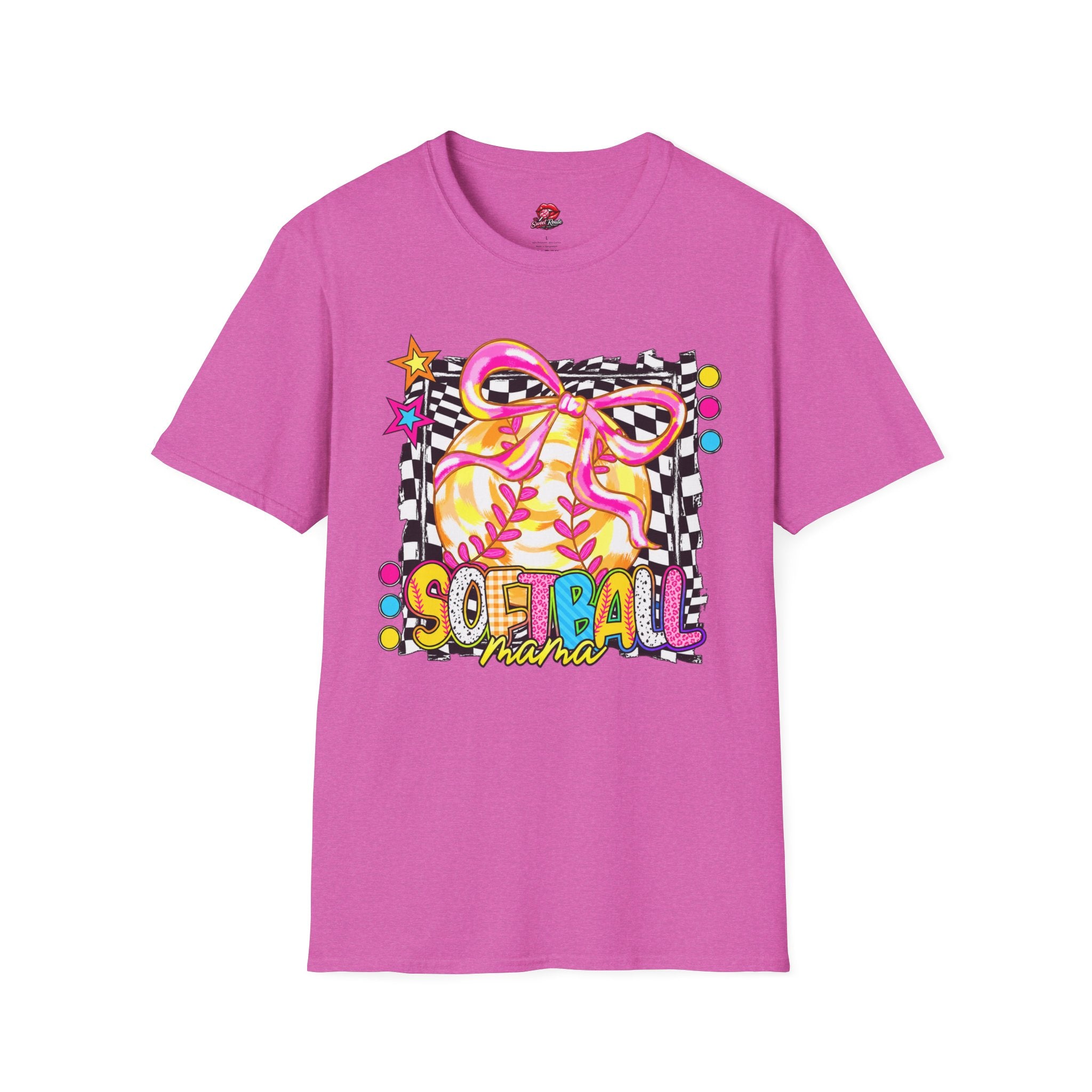 Softball Mama Bow T-Shirt