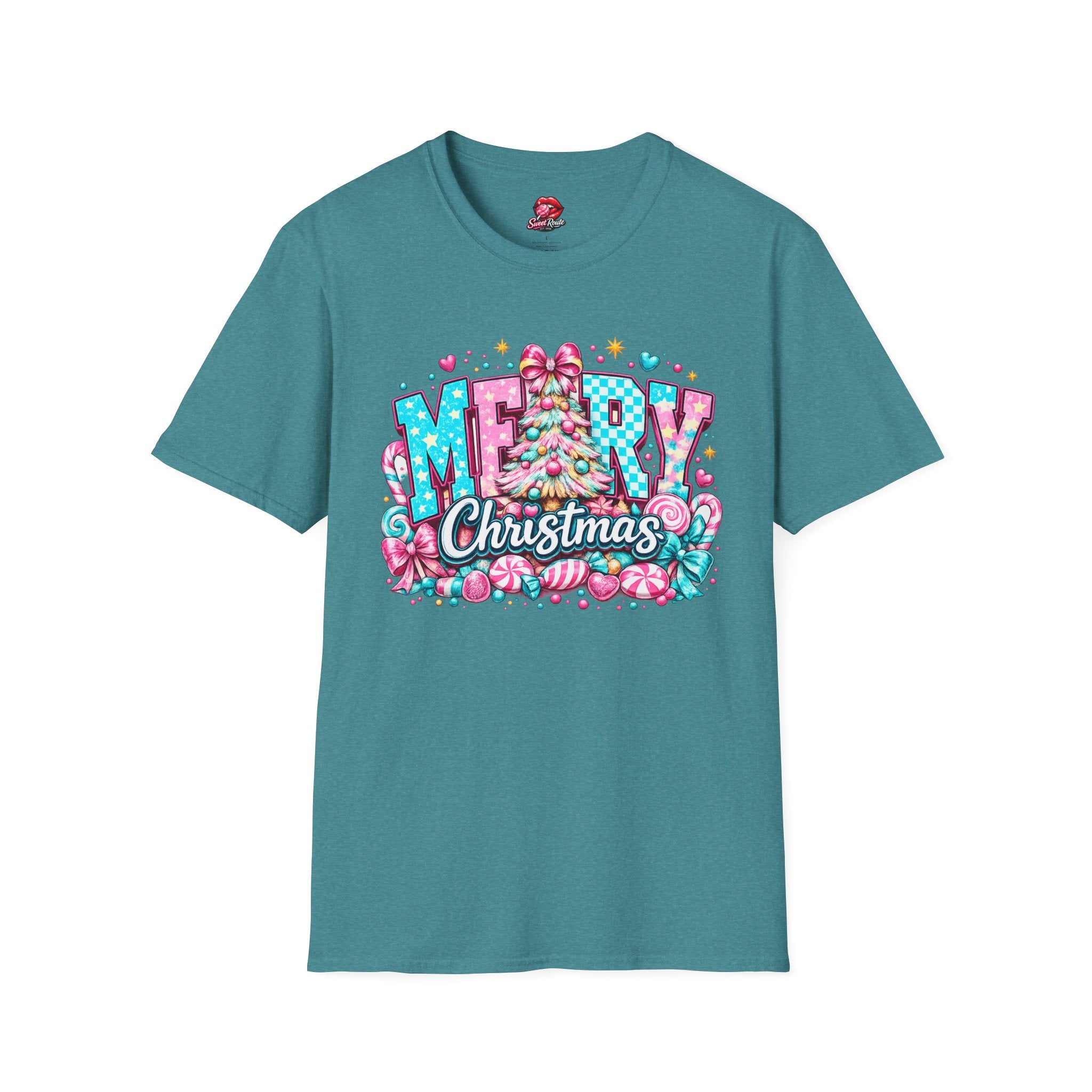 Merry Christmas candy tree T-Shirt
