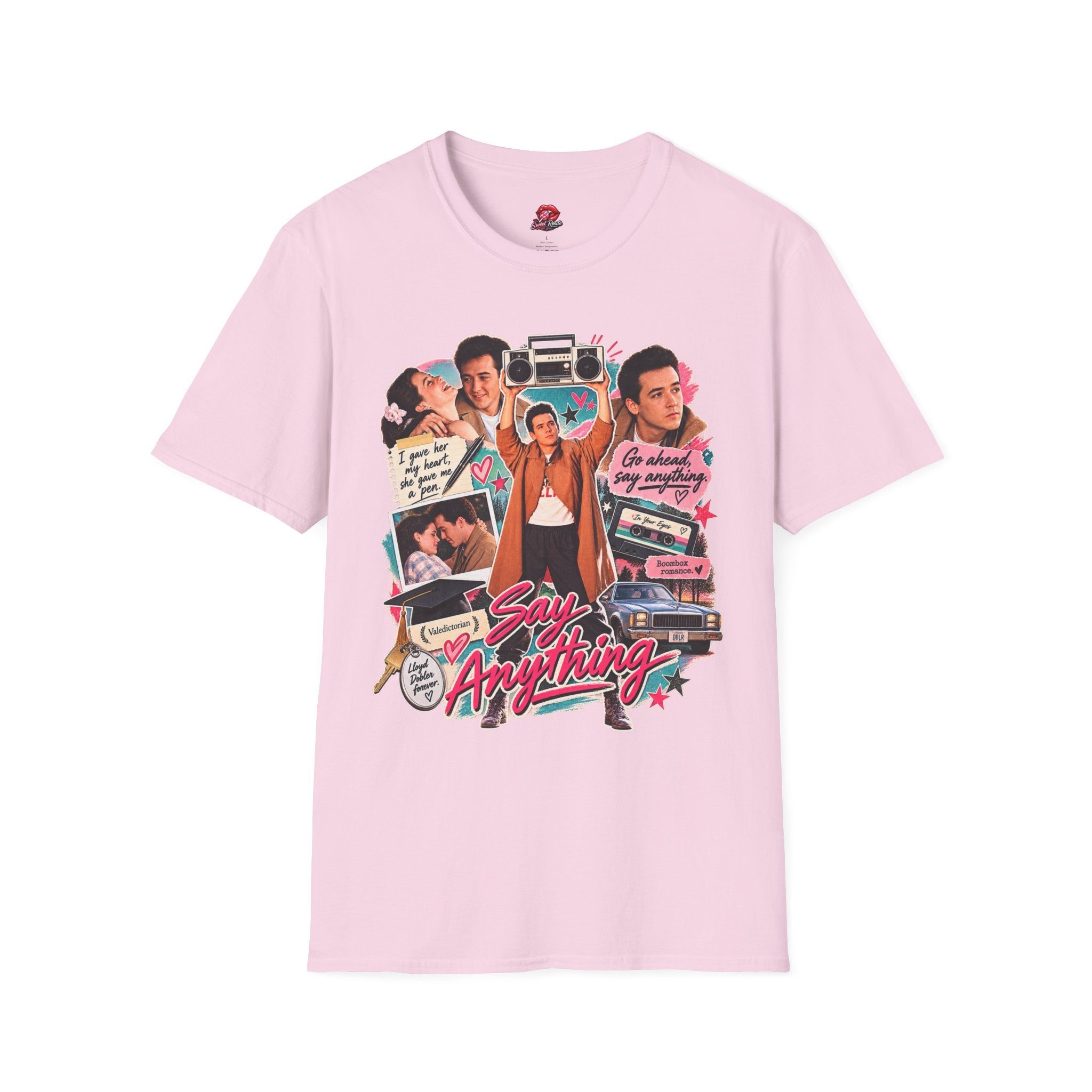 Retro 80s Teen Movie Collage Tee
