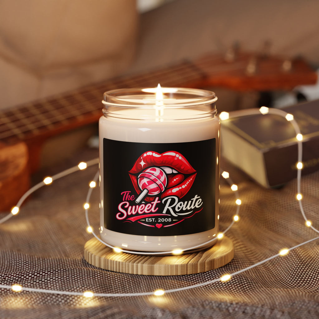 Sweet Route Logo Scented Soy Candle, 9oz