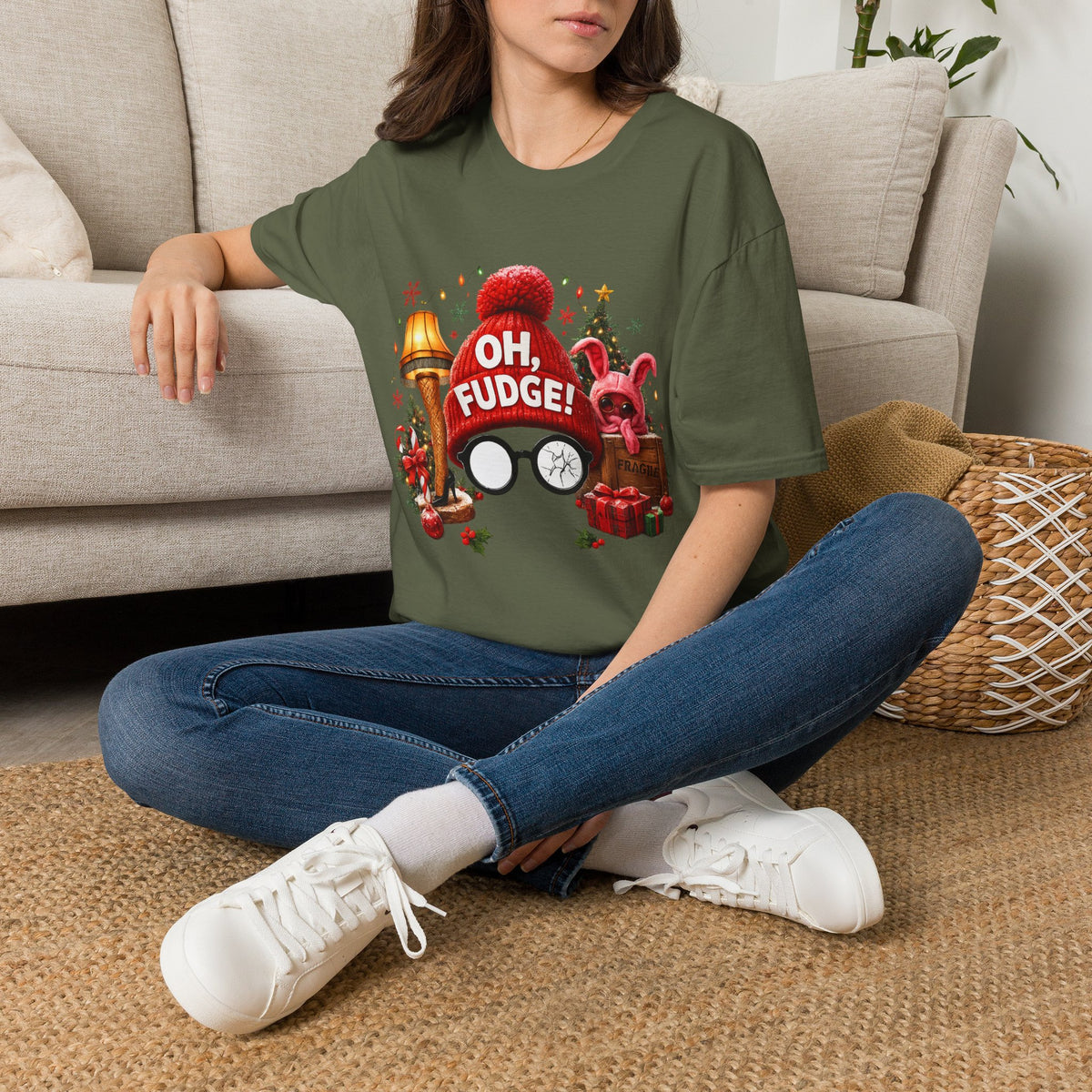 Oh, Fudge! Christmas Movie Quote T-Shirt