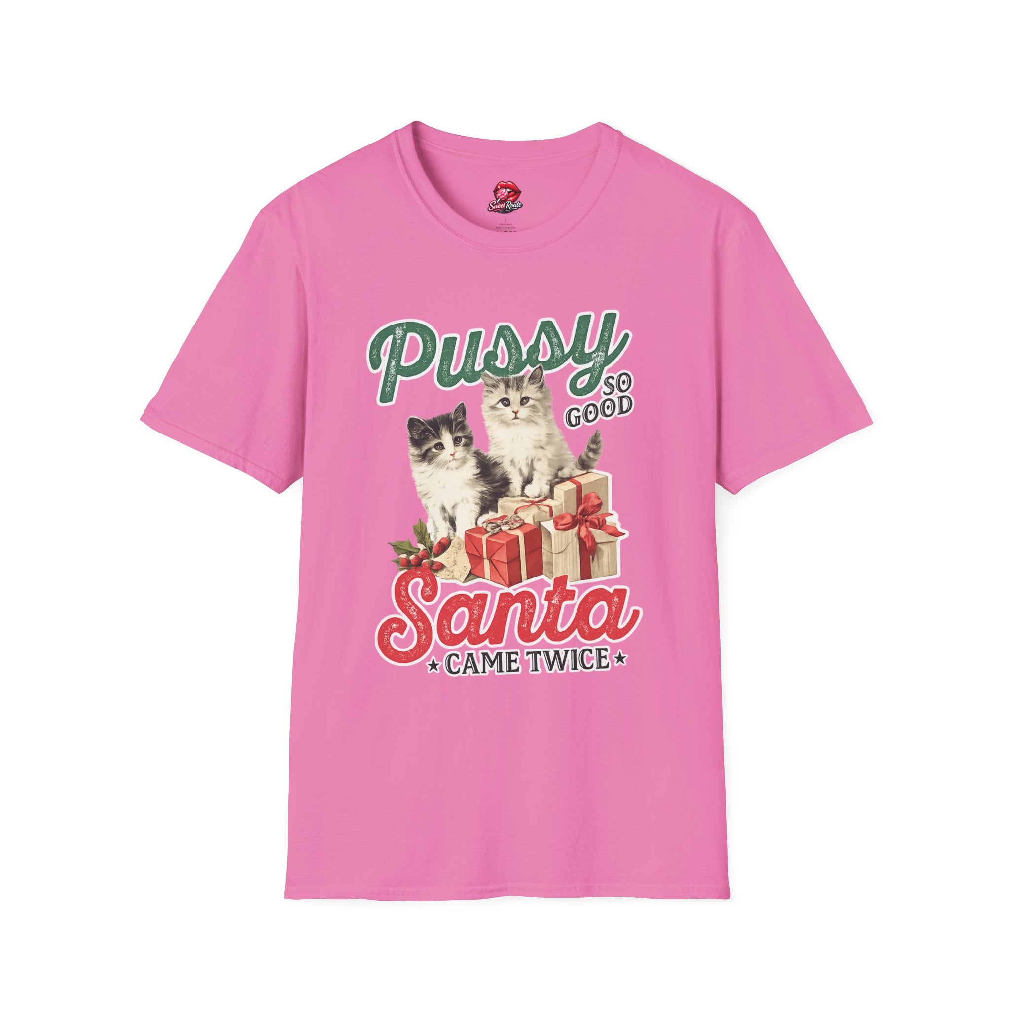 Pussy So Good kittens Santa T-Shirt