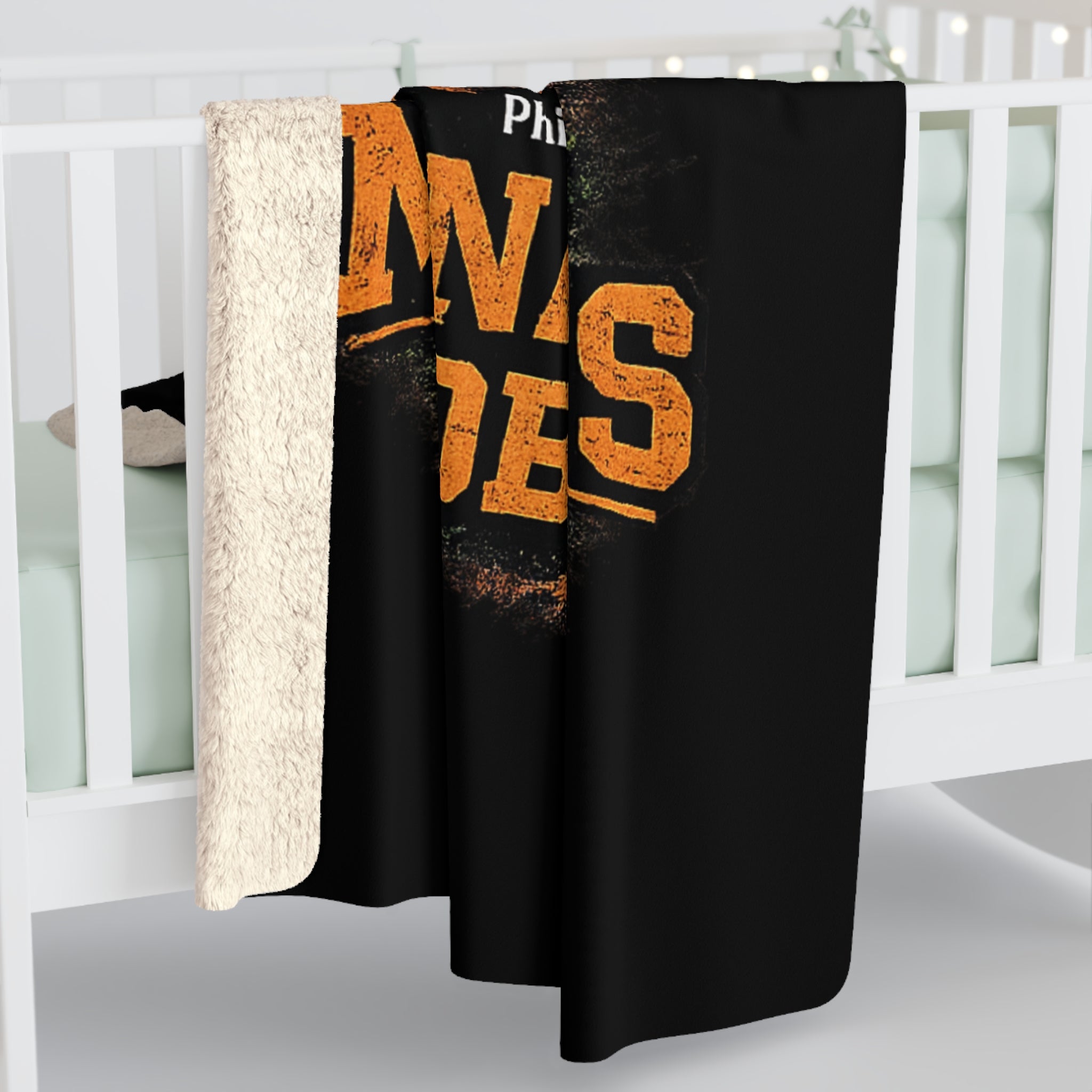 Monahans Loboes Basketball Sherpa Fleece Blanket