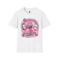 Why Are You So Obsessed With Me? Horror Icons T-Shirt | Pink Spooky Graphic Tee | Cute Halloween Horror Shirt