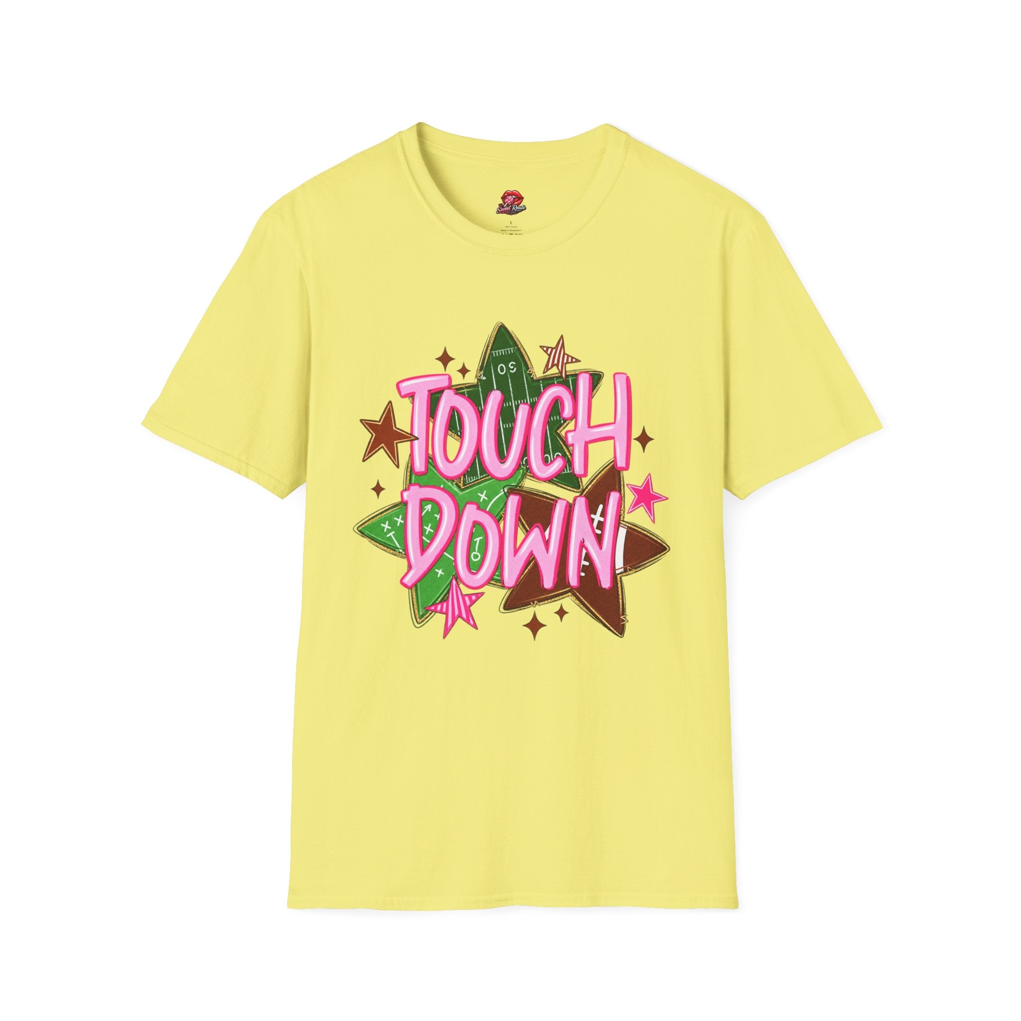 Pink Retro Football Tee