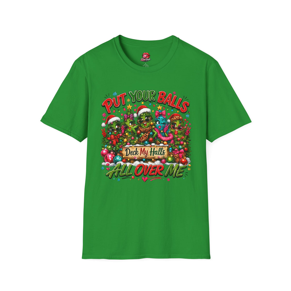 Put Your Balls Christmas Tree T-Shirt