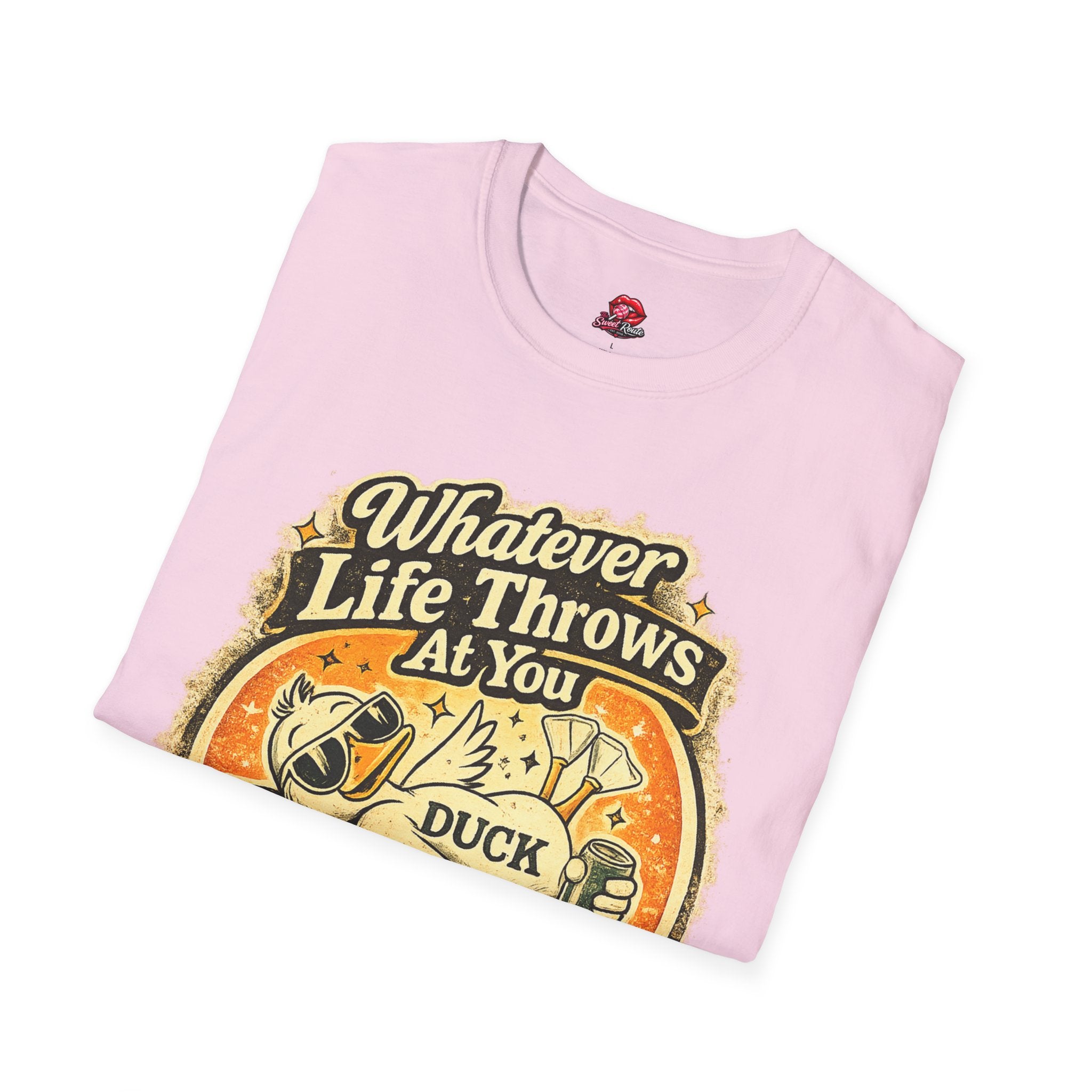 Whatever Life Throws At You, Duck Vintage Graphic Tee