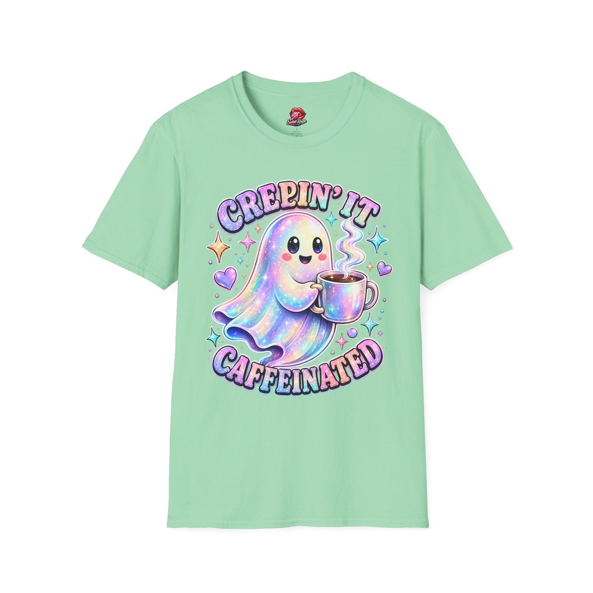 Creepin' It ghost sipping coffee T-Shirt