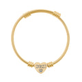 2027 Heart Cuff Bracelet