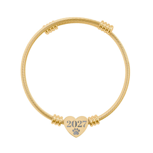 2027 Heart Cuff Bracelet