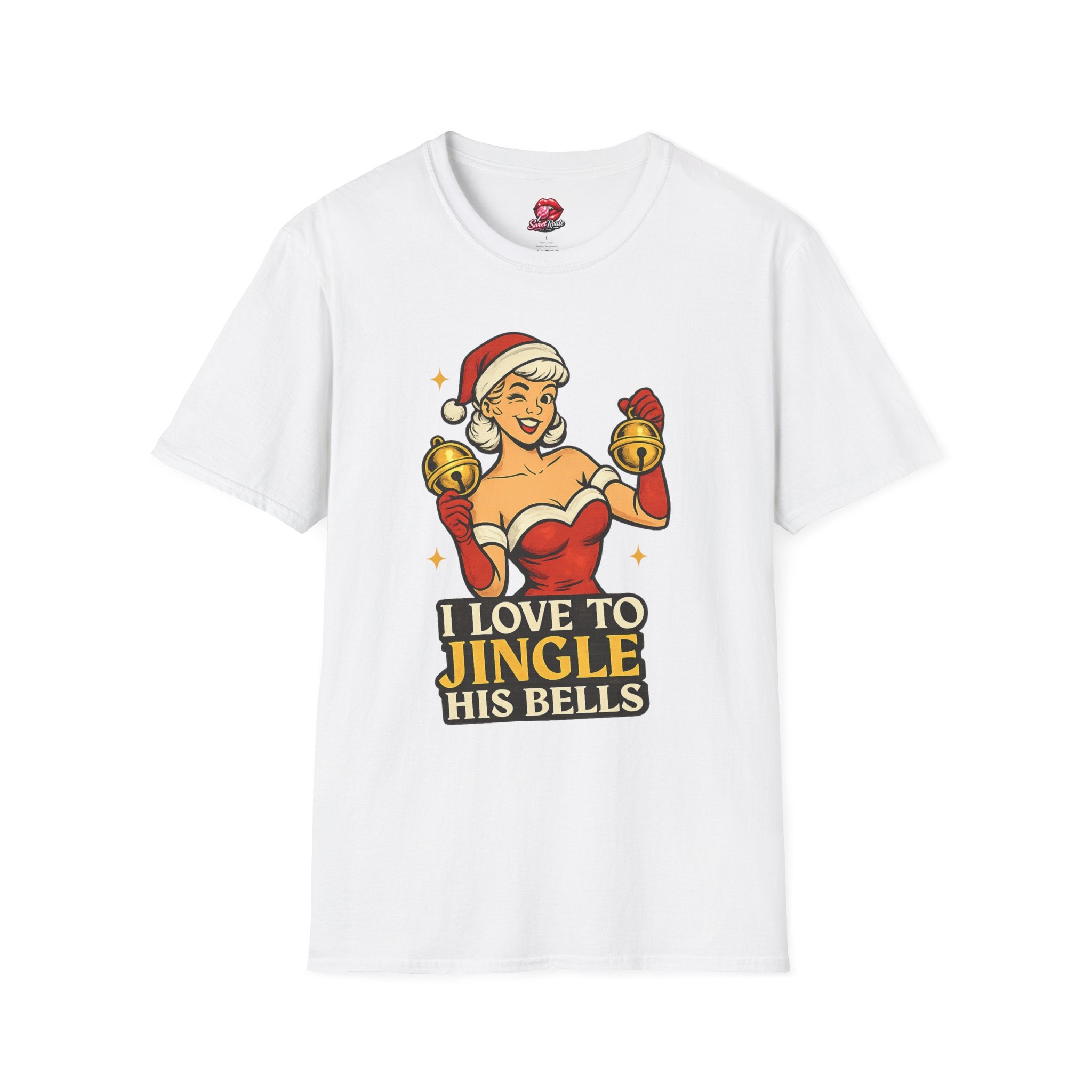 I Love to Jingle His Bells Funny Christmas Tee
