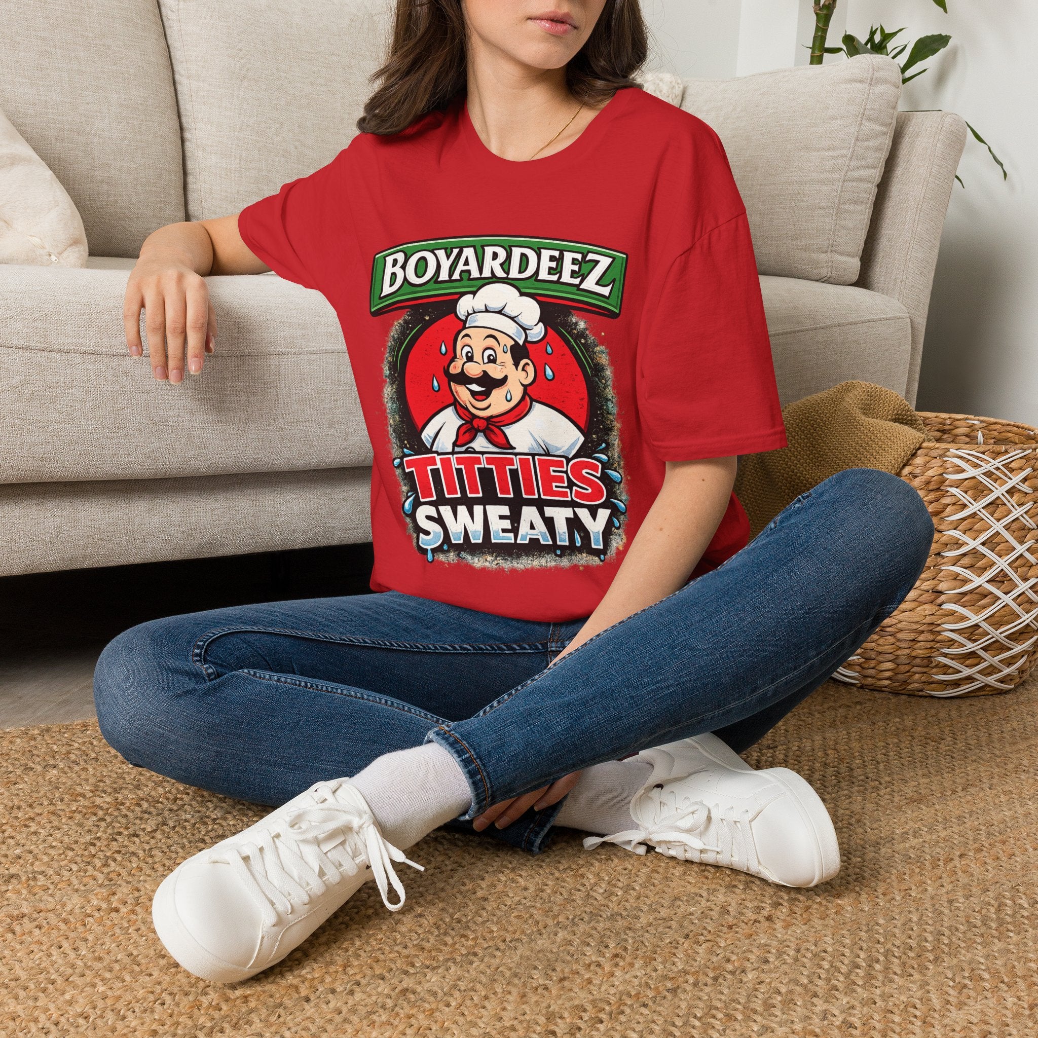 Boyardeez Titties Sweaty  Graphic Tee