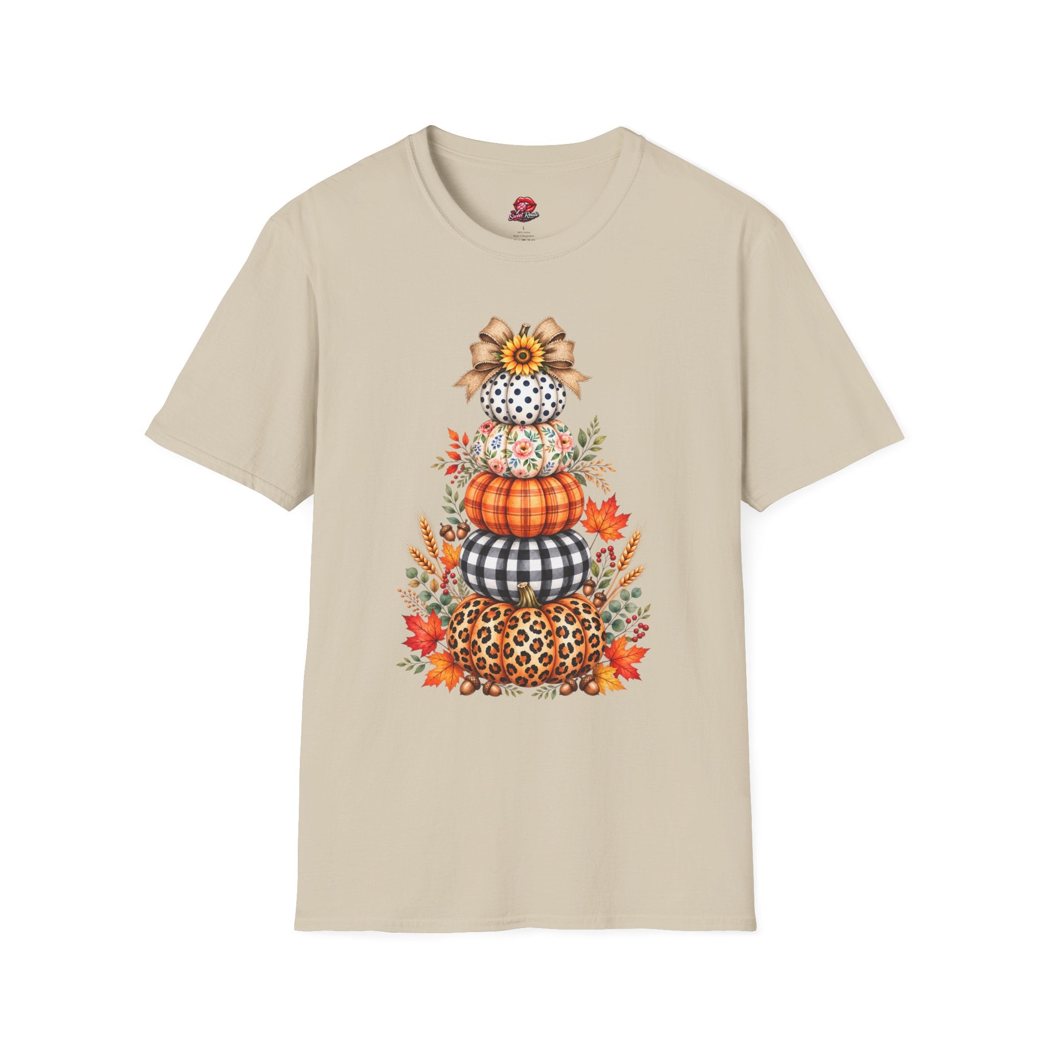 Fall Pumpkin Stack T-Shirt