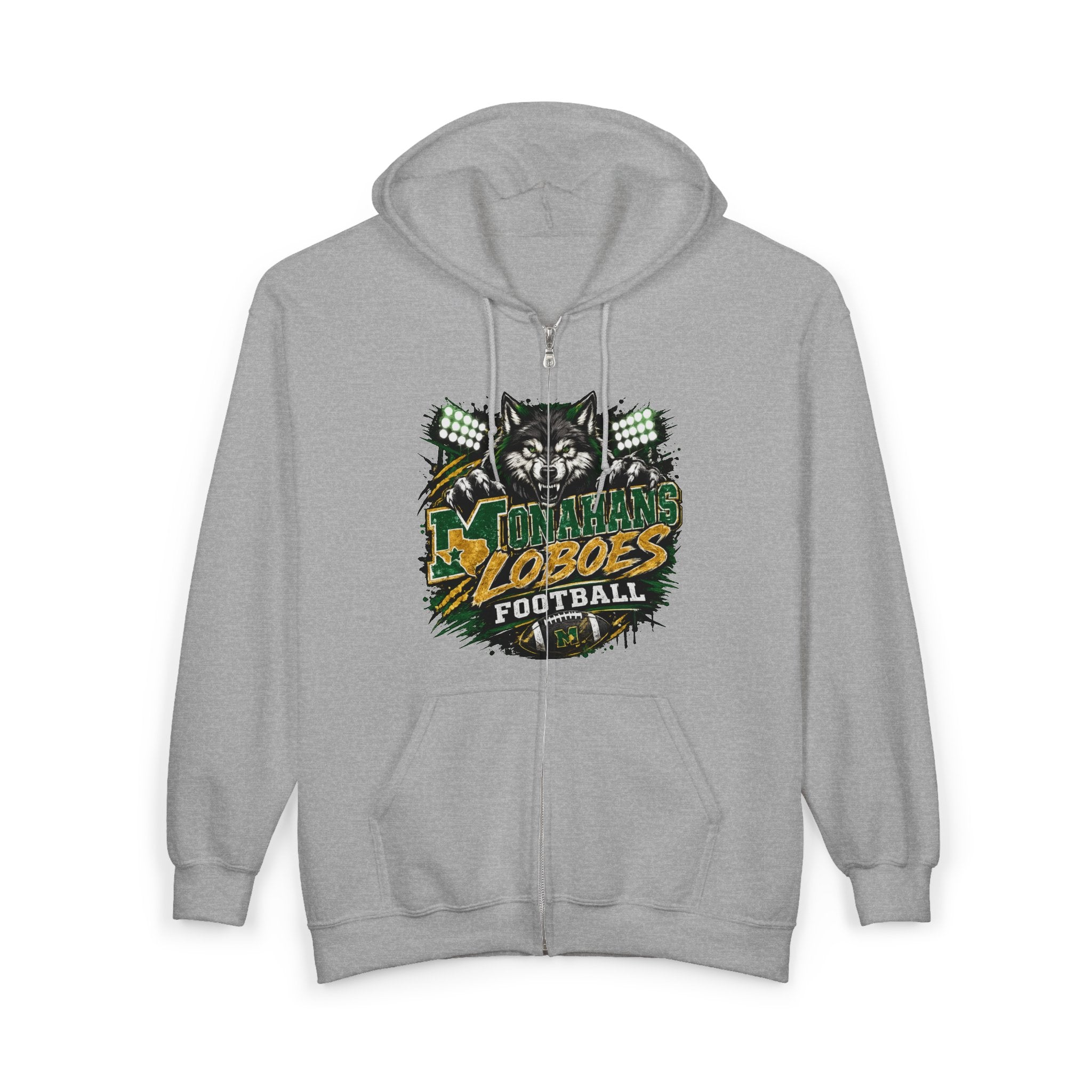 Loboes Football Full-Zip Hoodie