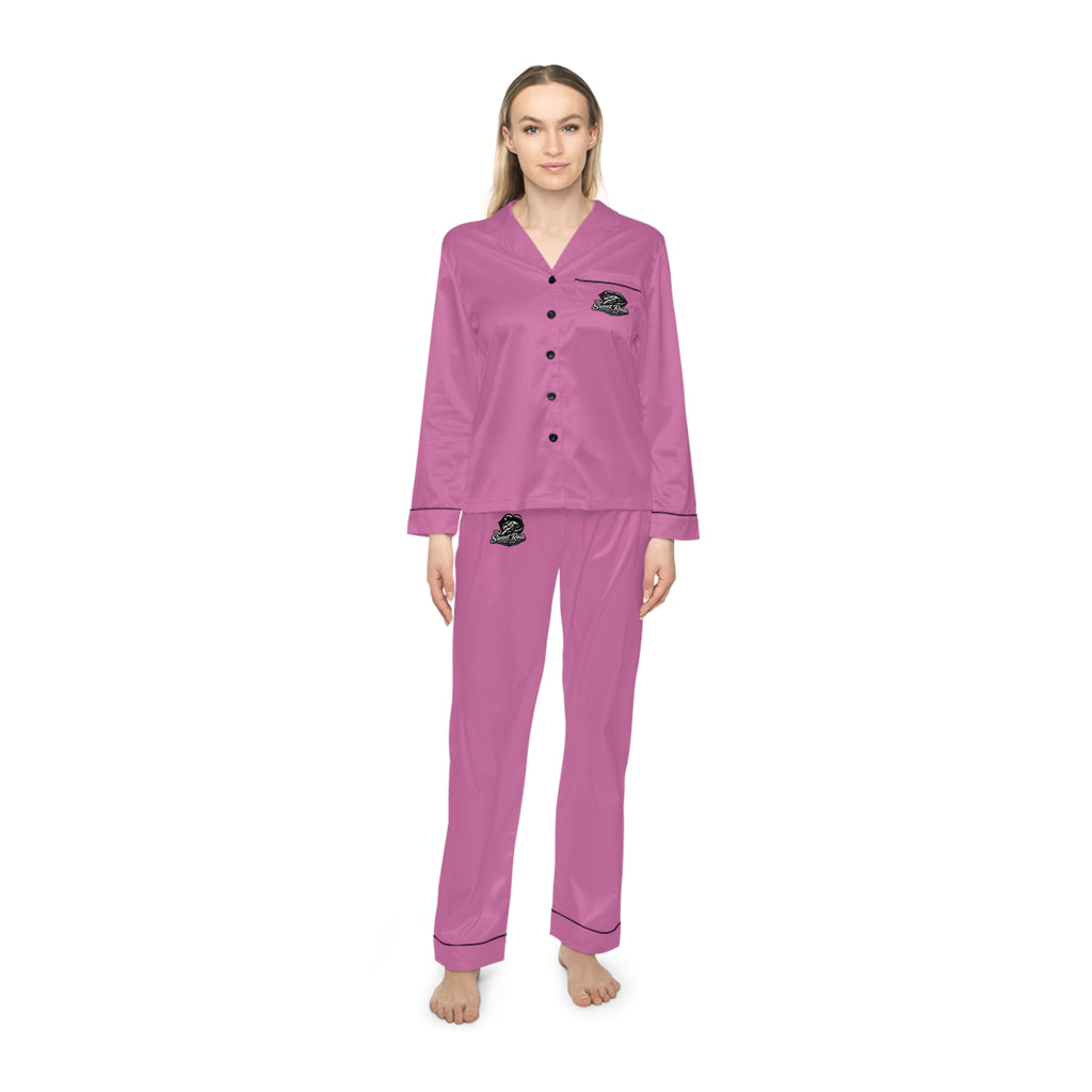Women's Sweet Route Satin Pajamas
