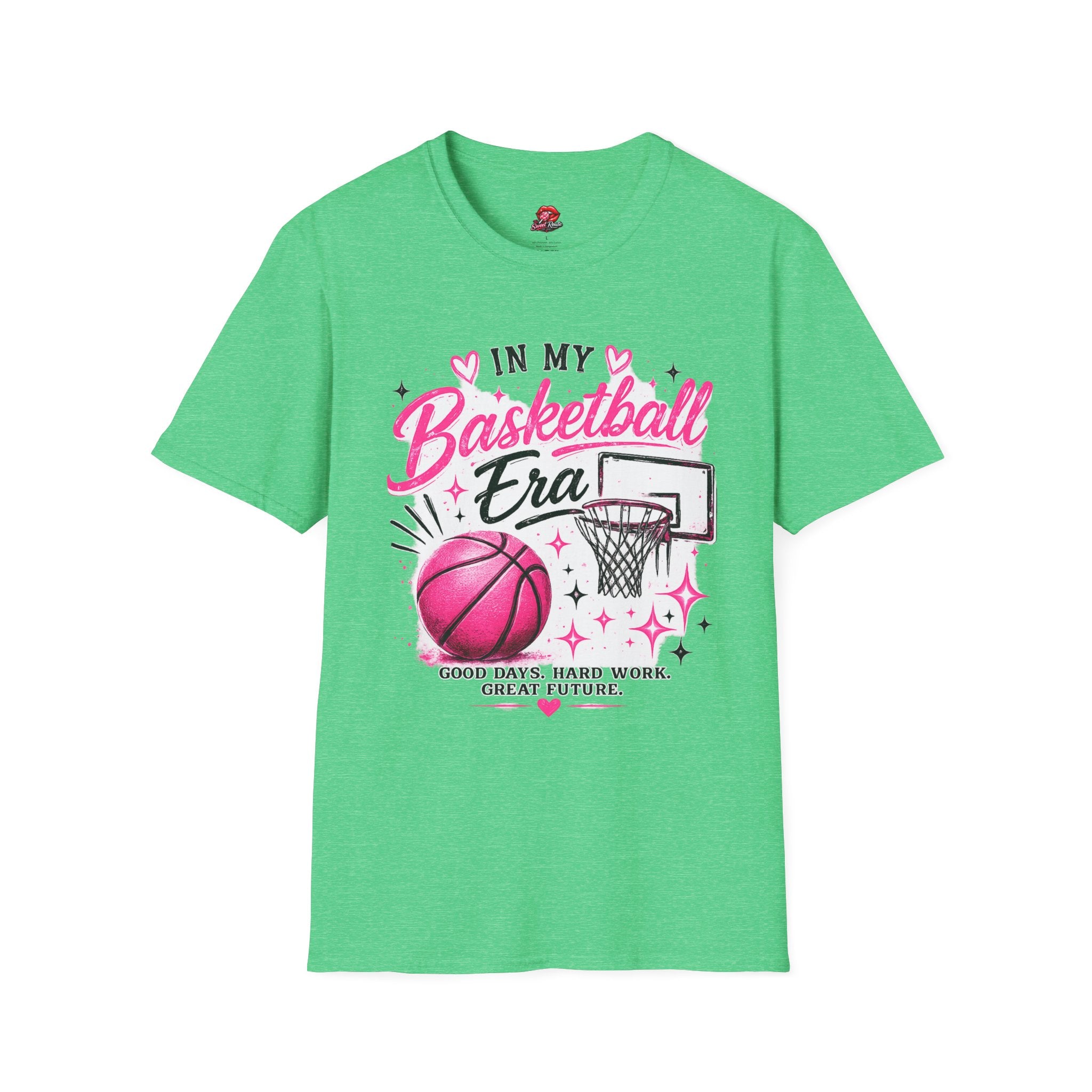 In My Basketball Era Pink Hoop Graphic