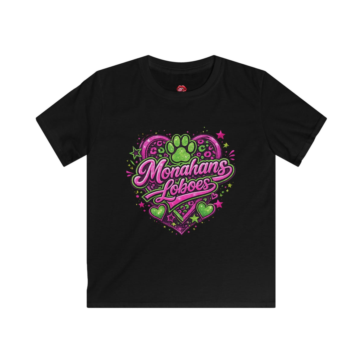 Monahans Loboes Heart Paw Design (Youth)