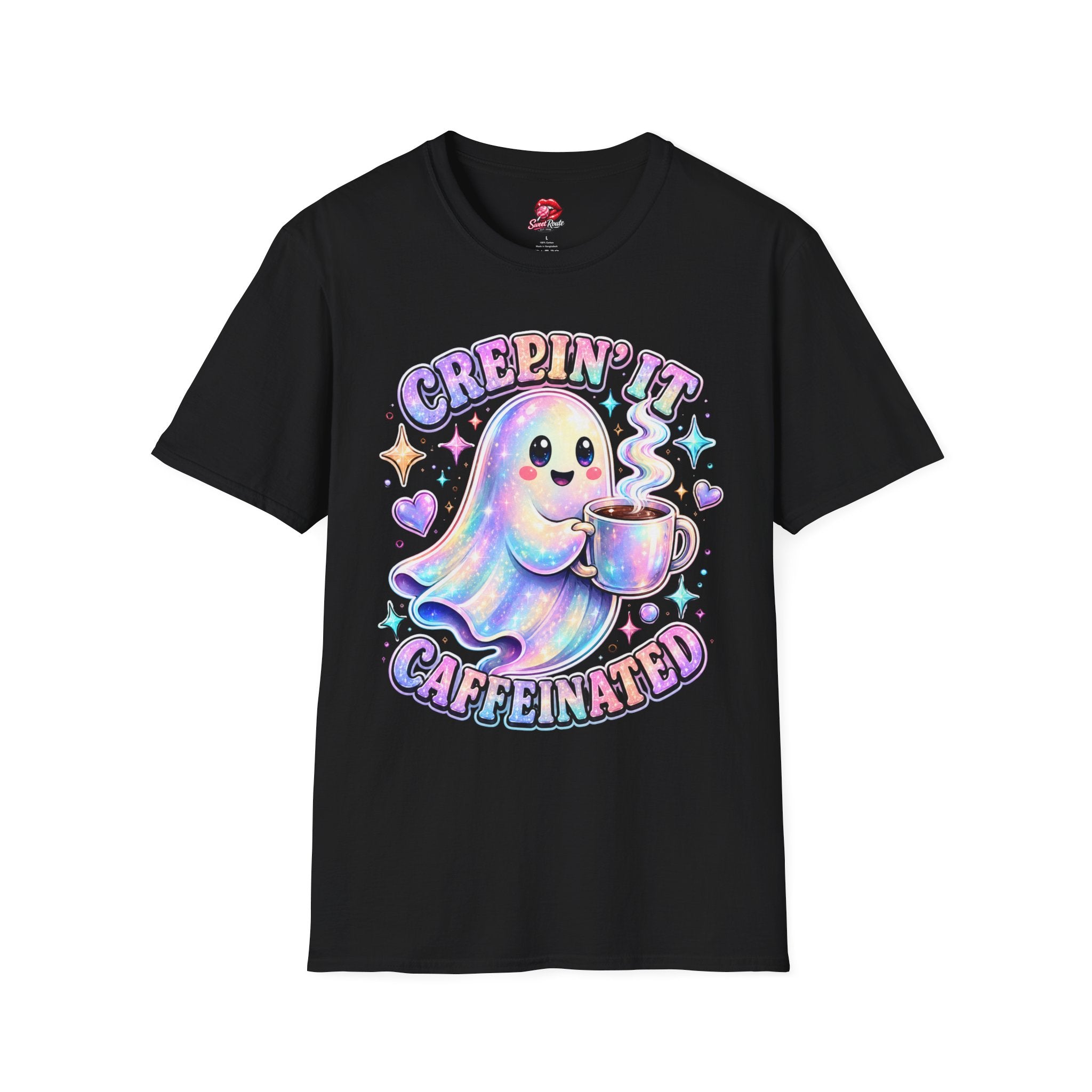 Creepin' It ghost sipping coffee T-Shirt