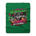 Monahan’s Loboes Basketball Fleece Throw