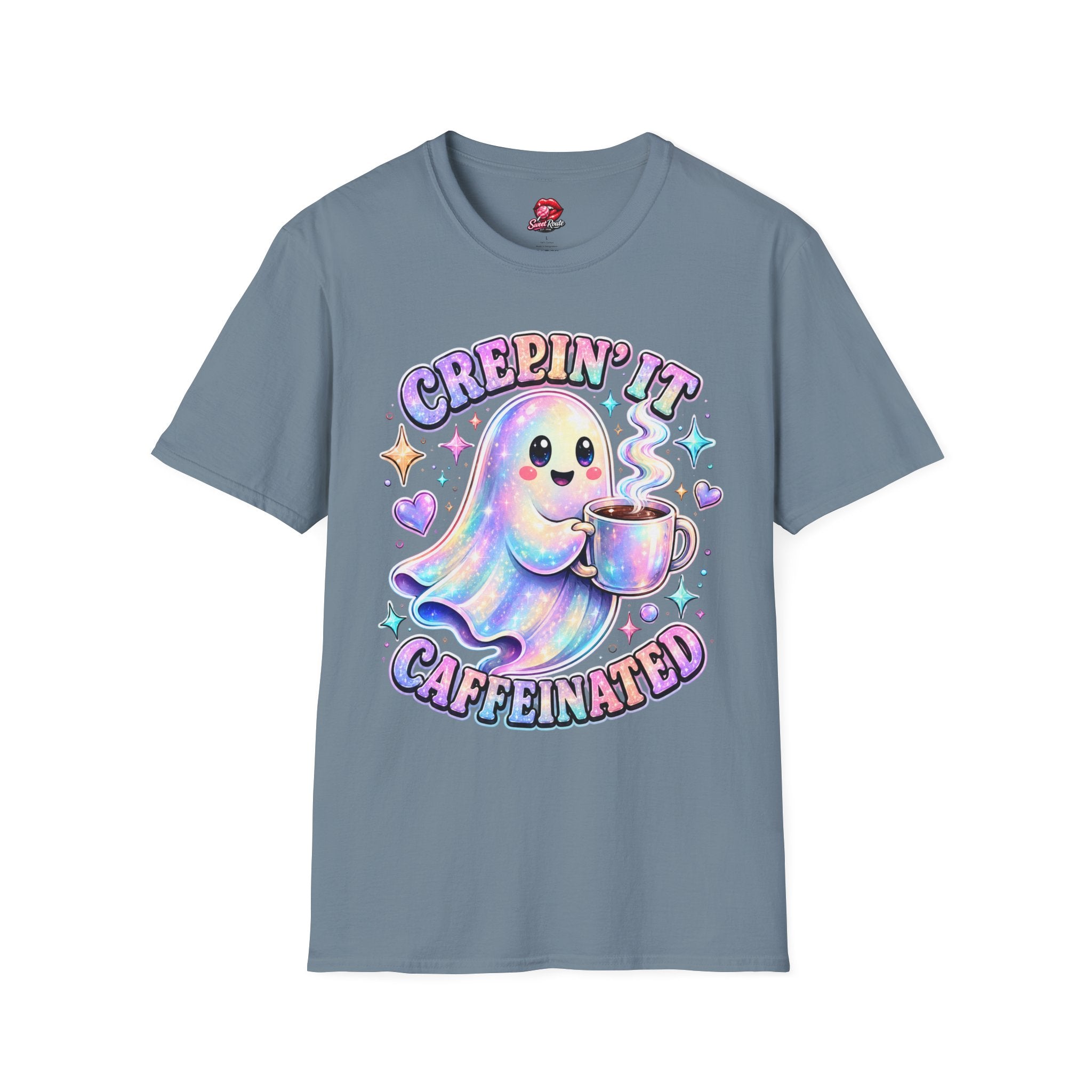 Creepin' It ghost sipping coffee T-Shirt
