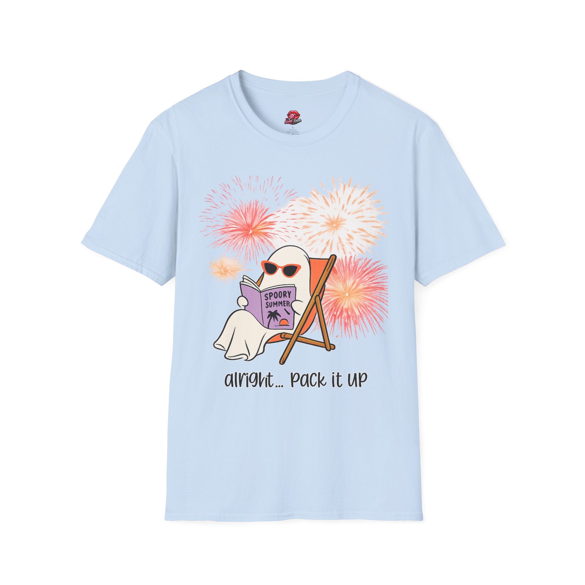 Cute Ghost Ready For Halloween Tee