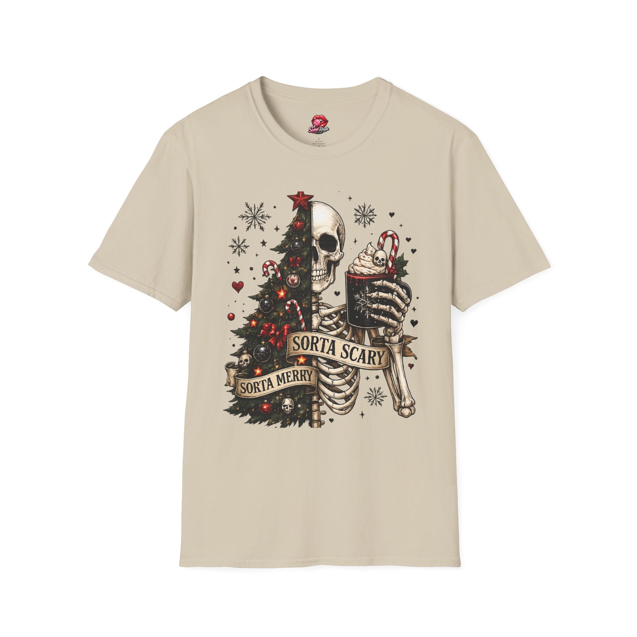 Skull Christmas Tree T-Shirt