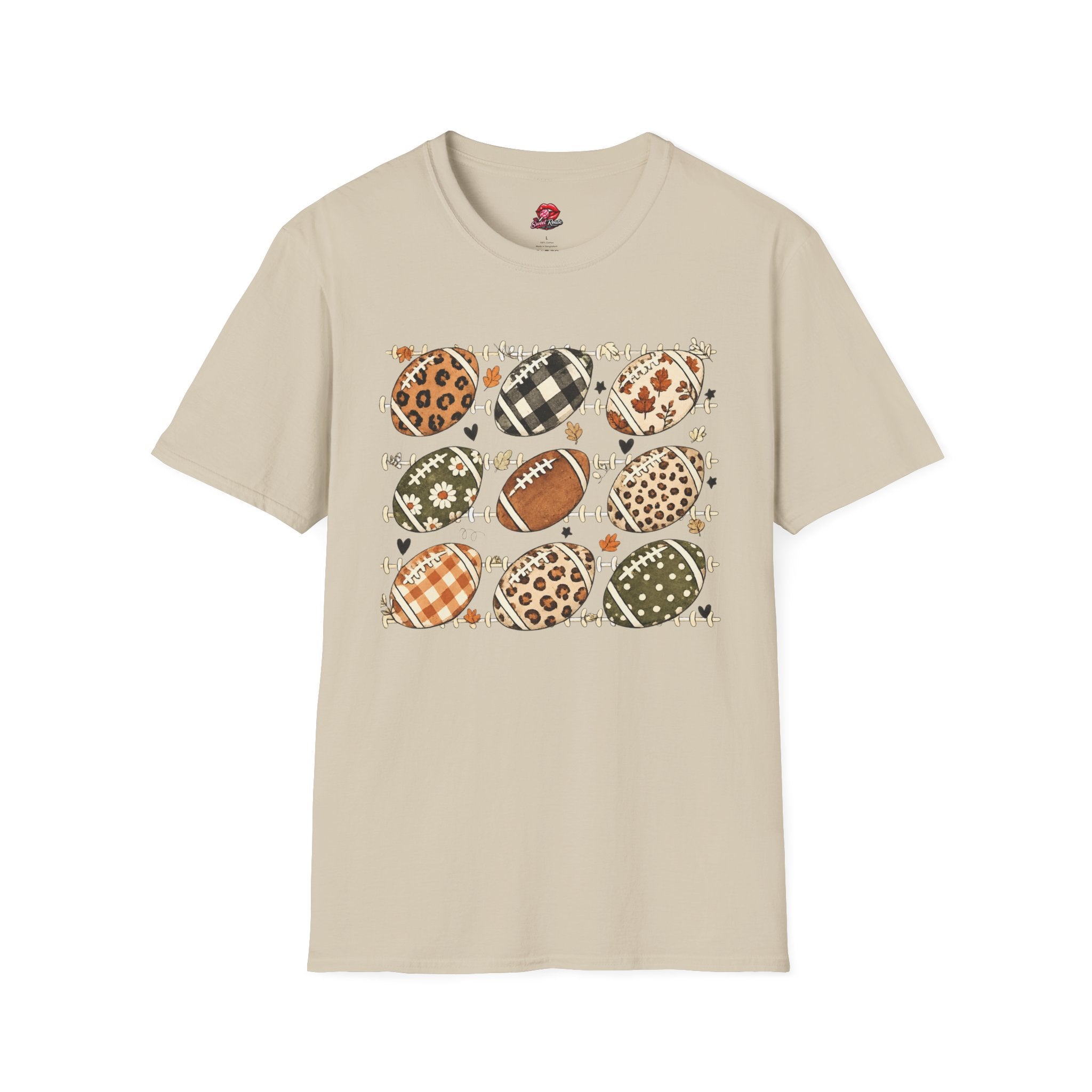 Football Patchwork T‑Shirt