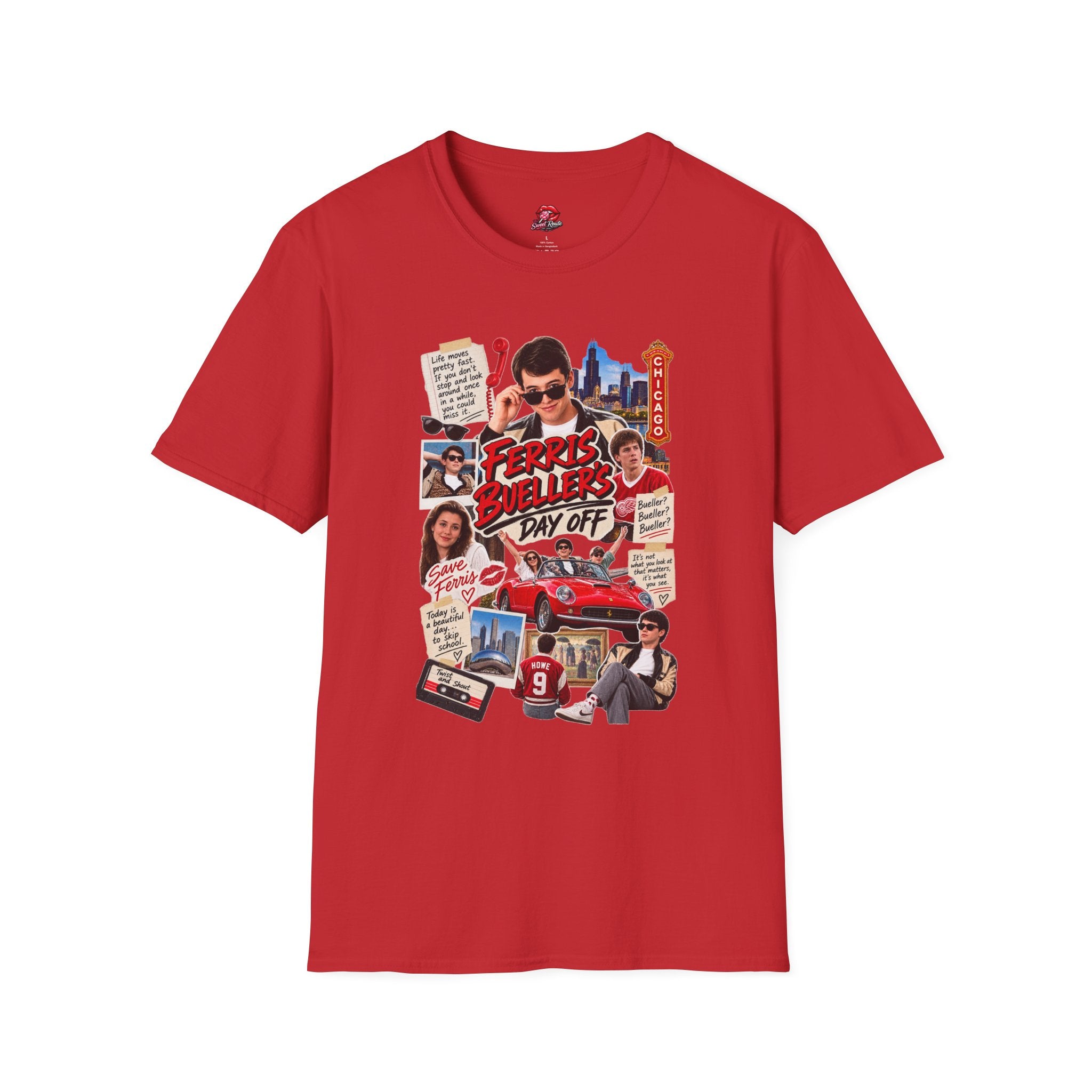Ferris Collage Movie T-Shirt
