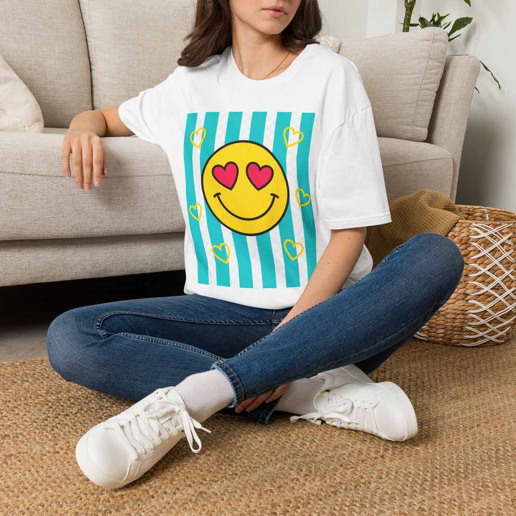 Heart Eyes Smiley T-Shirt