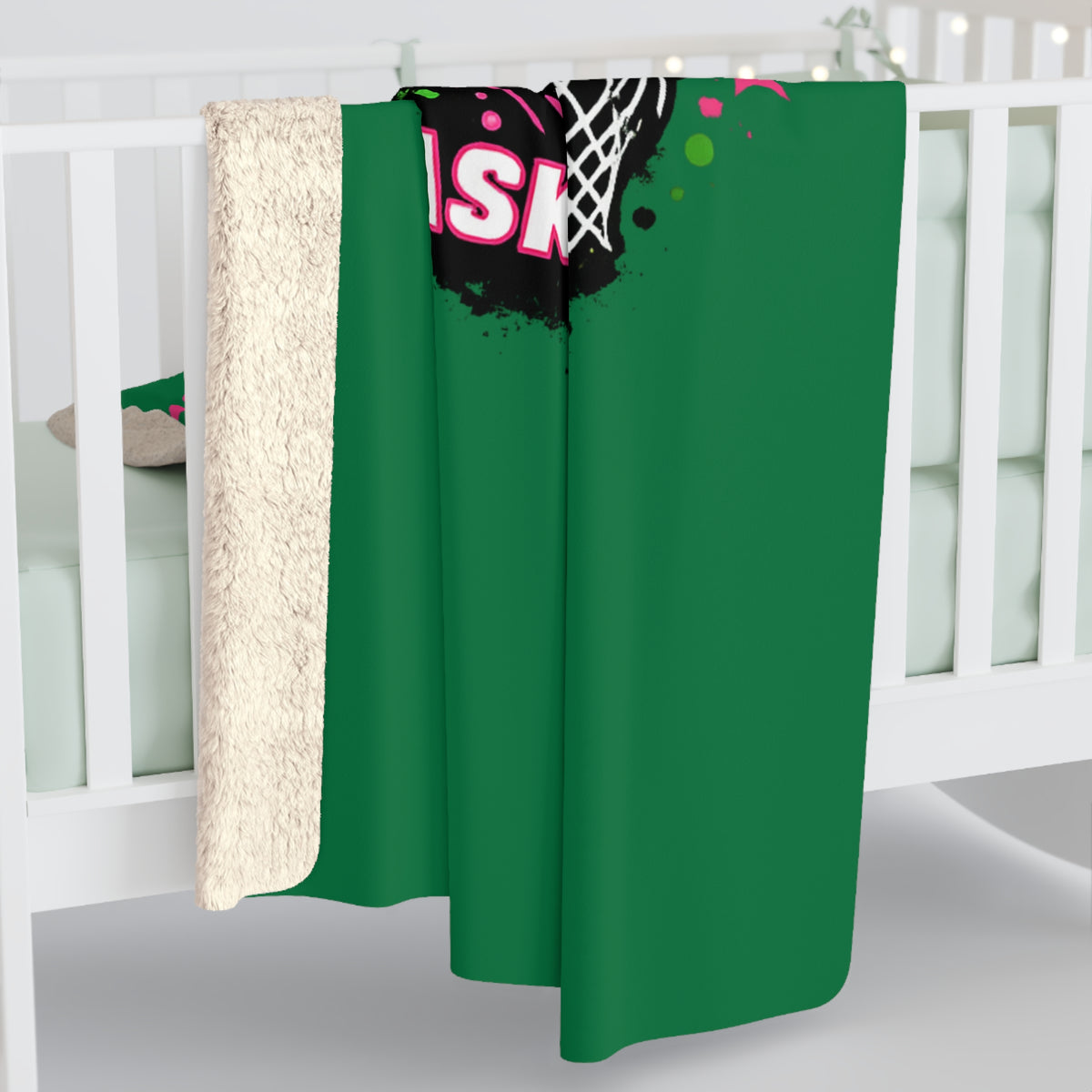 Loboes Basketball Sherpa Blanket