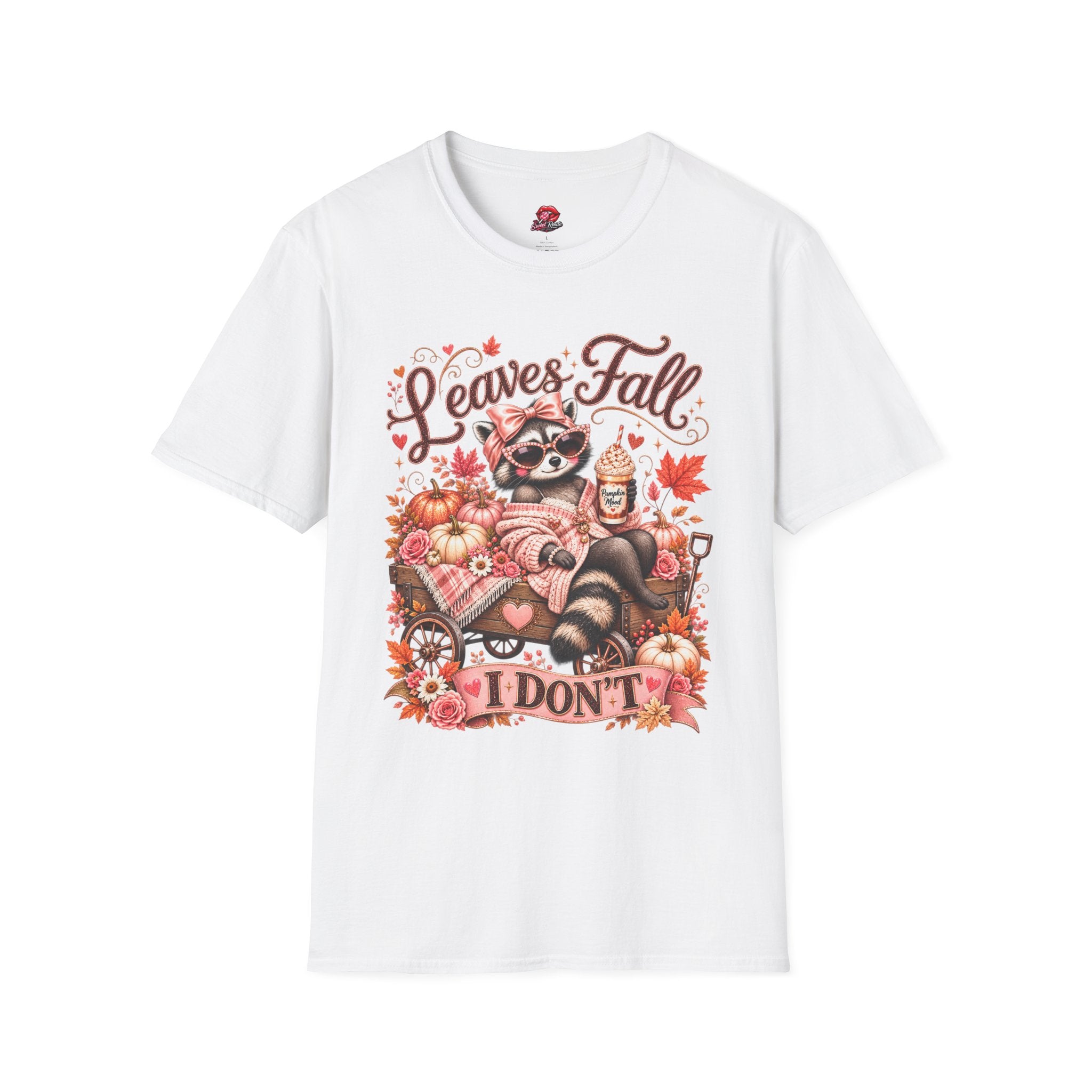 Leaves Fall I Don't Cozy Fall Tee
