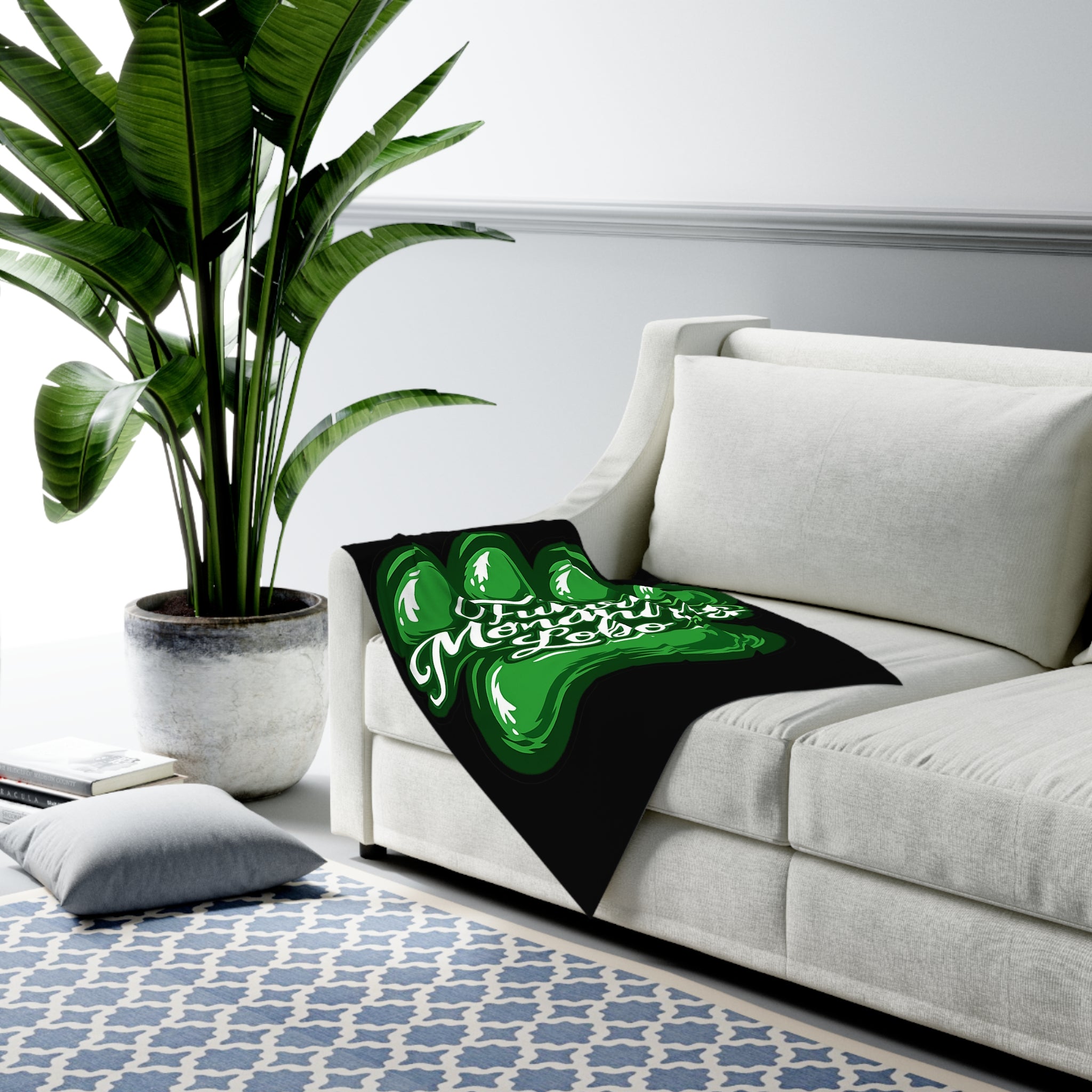 Future Monahans Lobo Newborn Swaddle Blanket