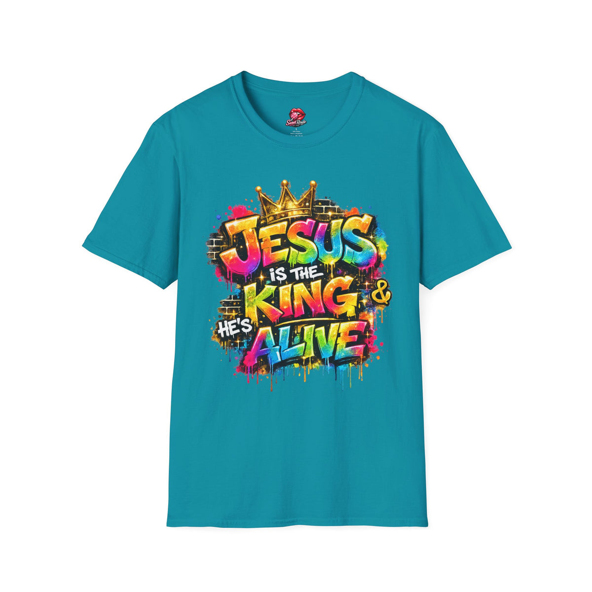 Jesus Is The King graffiti T-Shirt