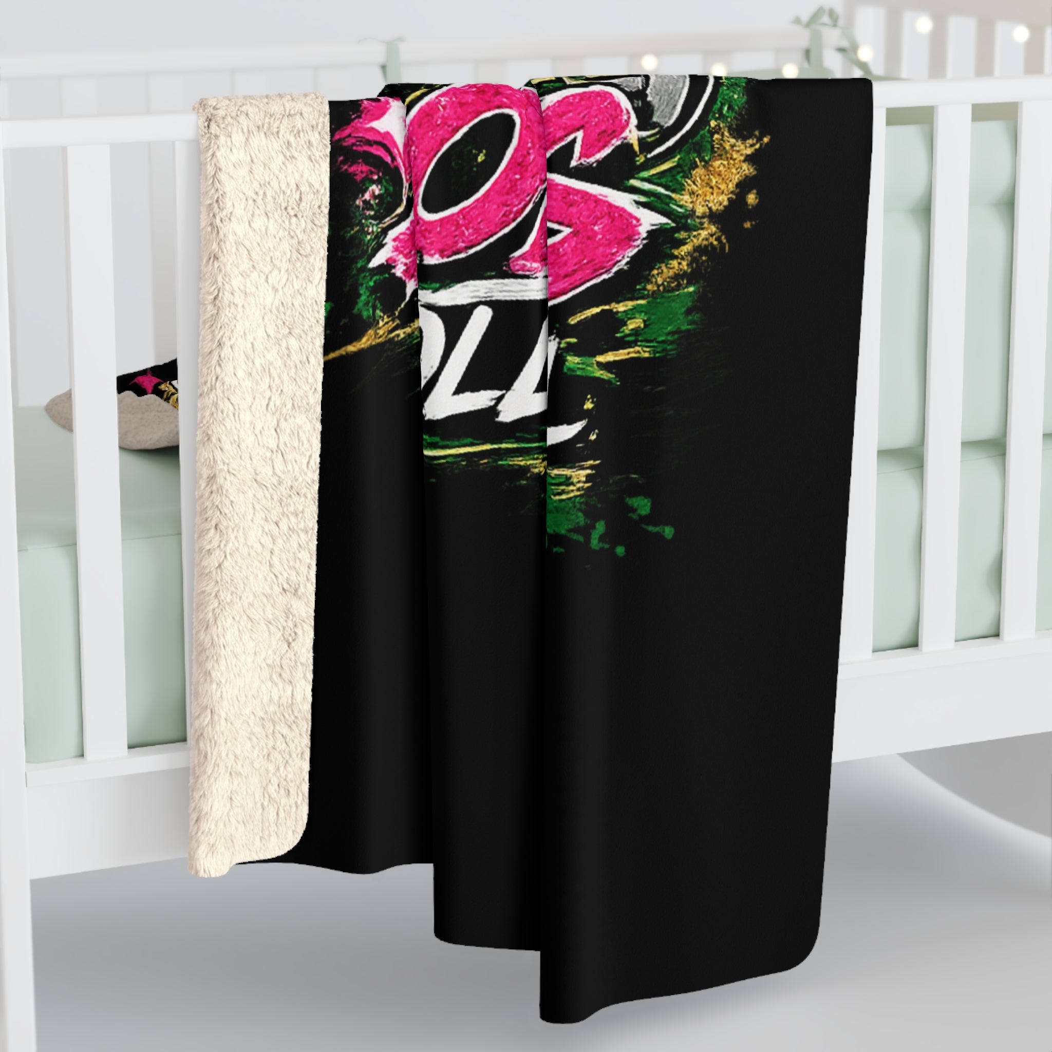Monahans Lobos Volleyball Sherpa Blanket