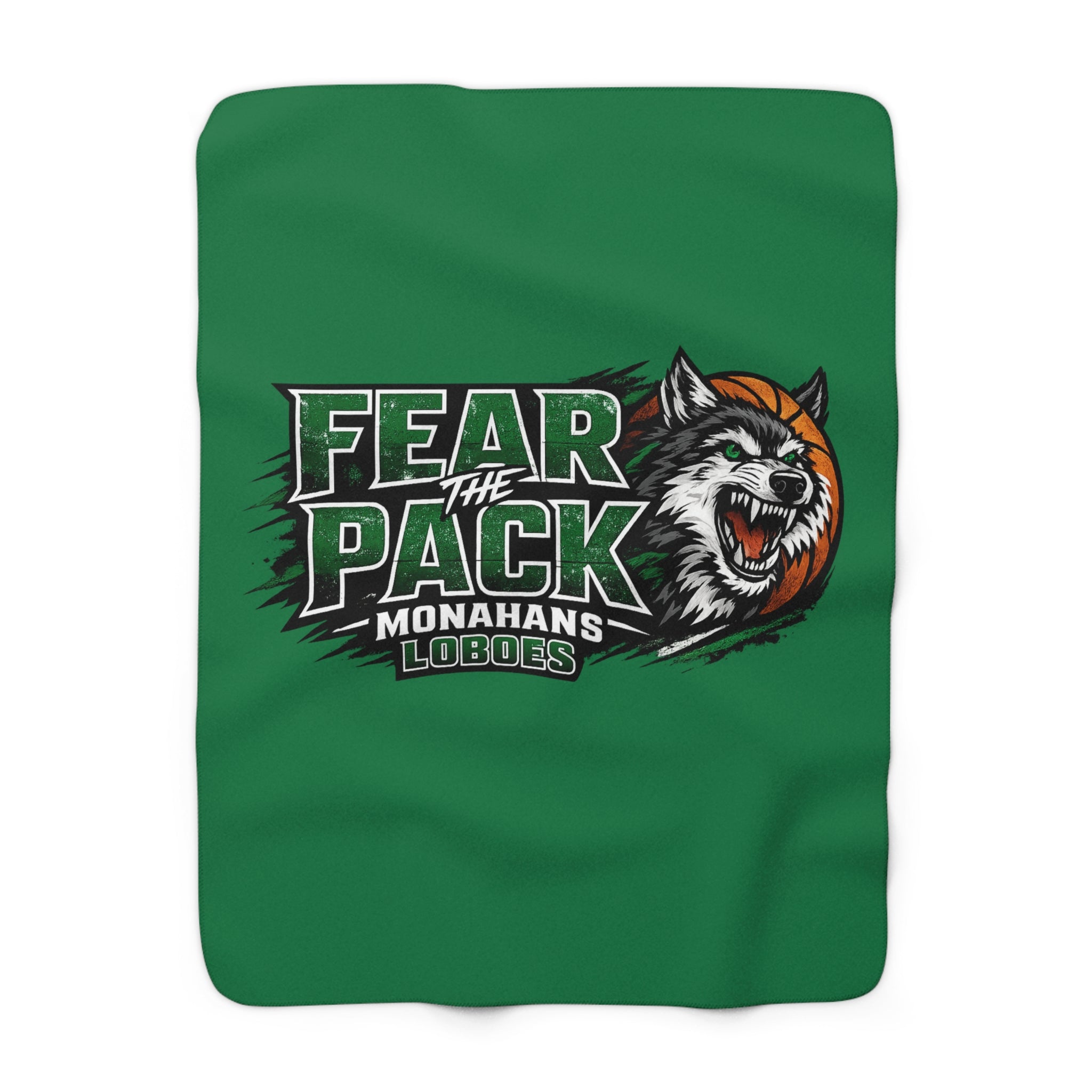 Fear The Pack "Monahan's Loboes" Sherpa Fleece Blanket