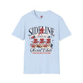 Sideline Social Club T-Shirt | Retro Football Game Day Tee | Football Fan Graphic Shirt