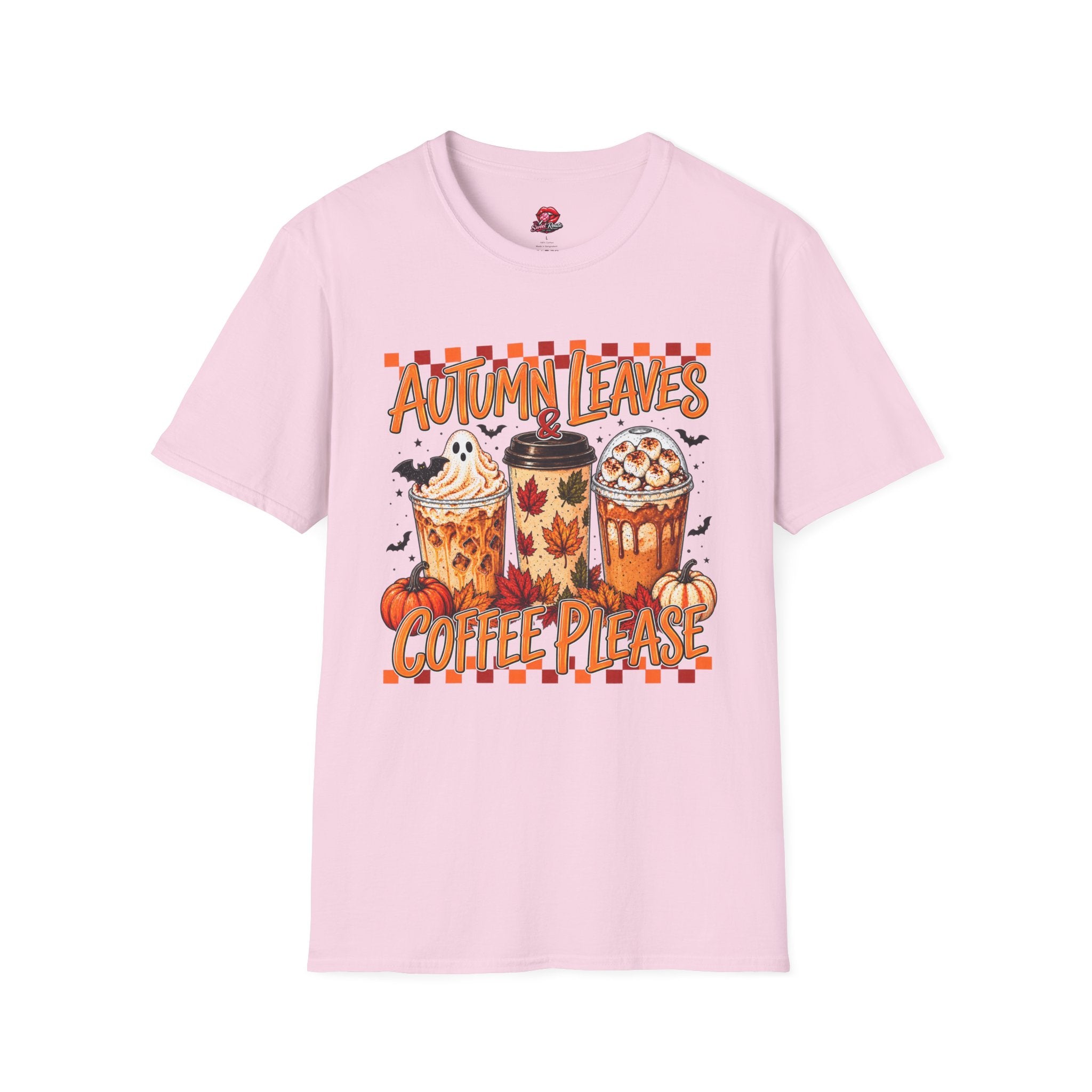 Autumn Leaves Coffee Please T-Shirt
