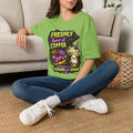 Freshly Boo’d Coffee & Donuts Halloween T-Shirt | Cute Ghost Coffee Graphic Tee | Spooky Donut Lover Shirt | Fall Coffee Lover Gift | Retro Halloween Tee