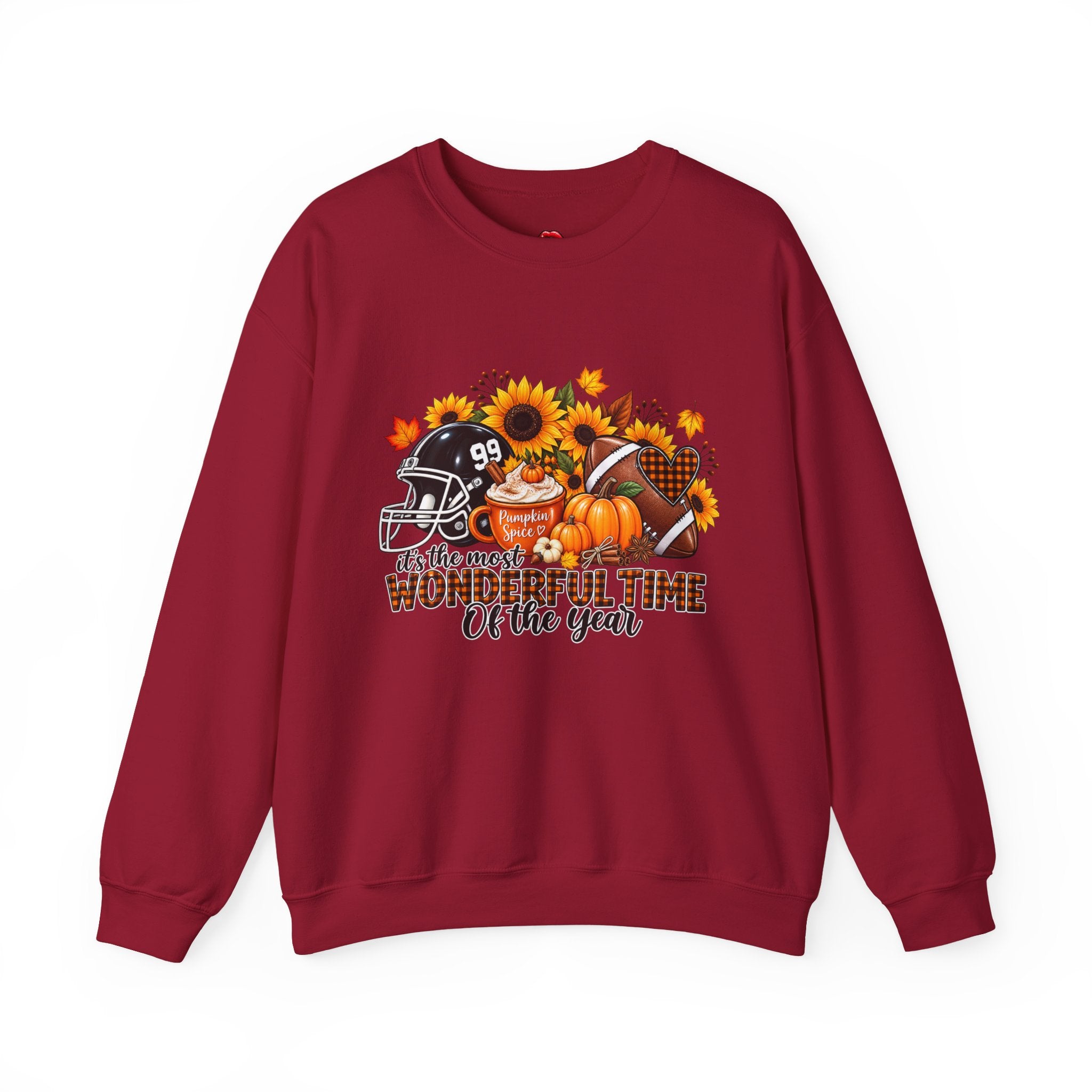 It's the Most Wonderful Time of the Year Pumpkin & Sunflower Fall  Crewneck