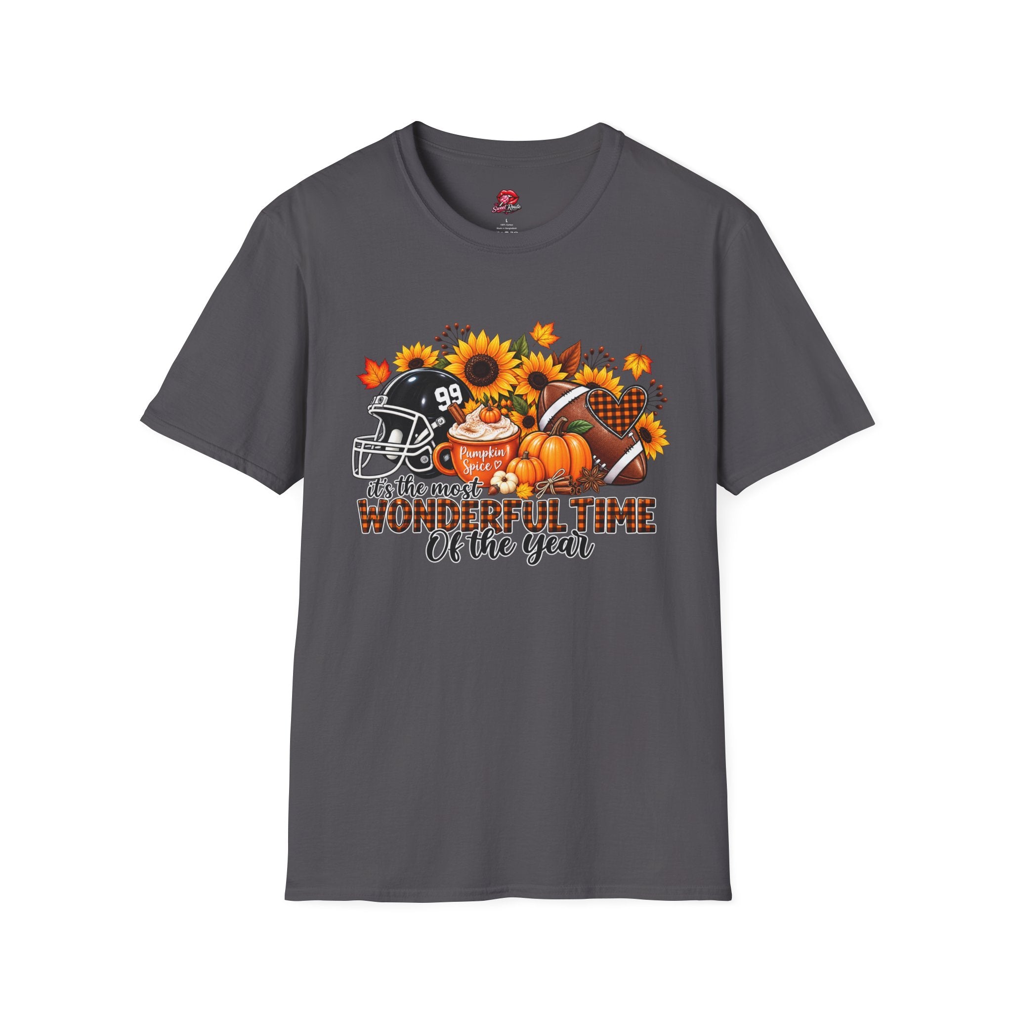 It's the Most Wonderful Time of the Year Pumpkin Spice Football Tee