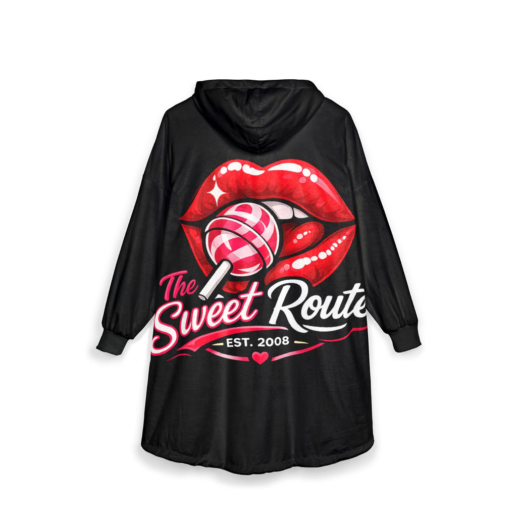 Sweet Route Logo Hooded Blanket