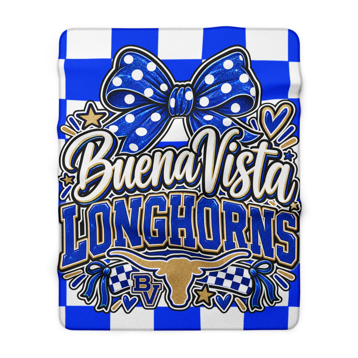 Buena Vista Longhorns Sherpa Blanket