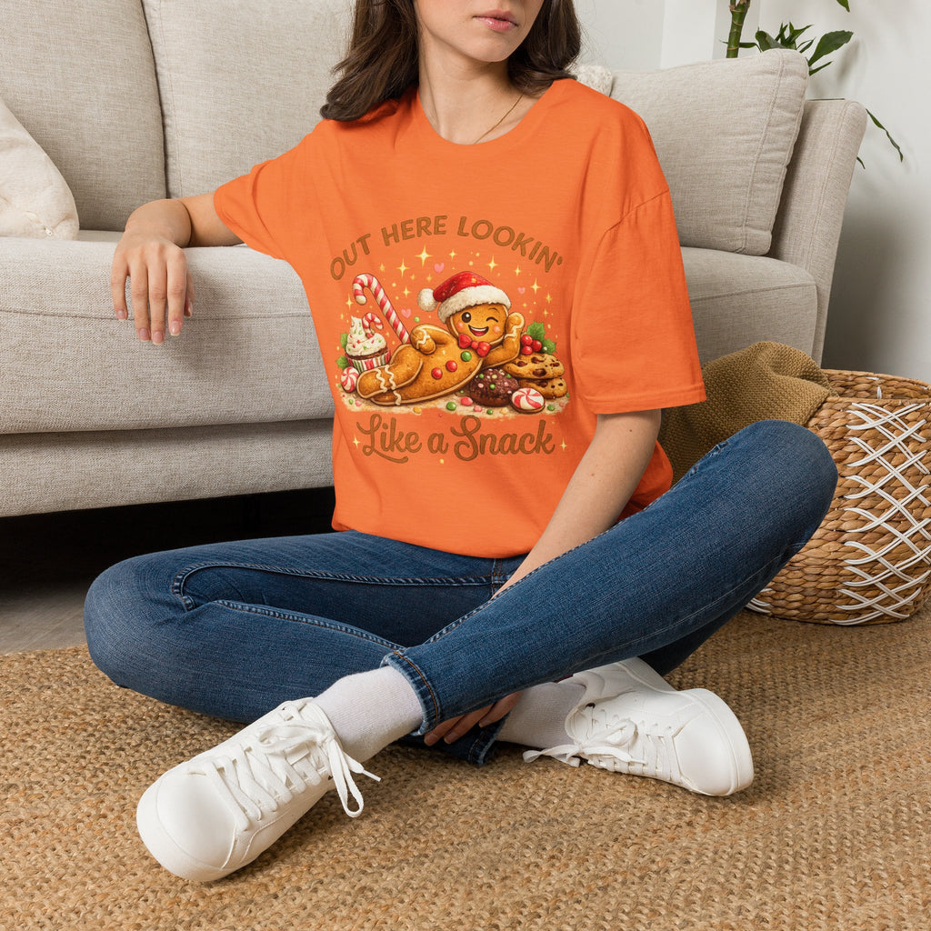 Gingerbread Cookie Santa Hat T-Shirt