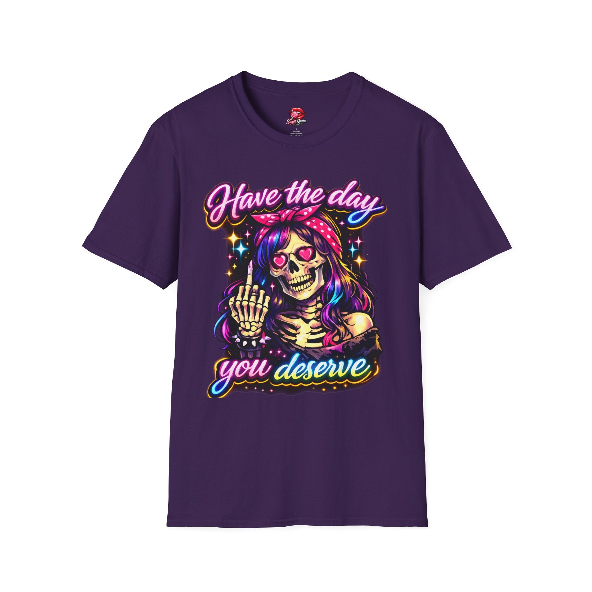 Have the Day Skull Girl Graphic T-Shirt